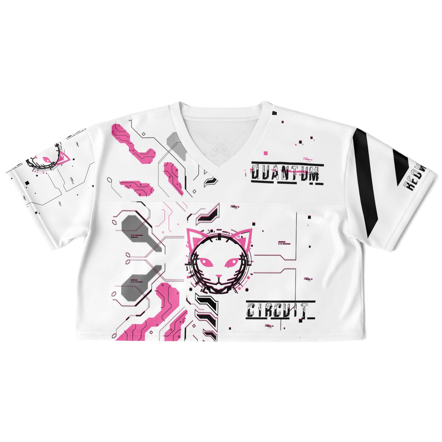 Quantum Circuit Women's Cropped Football Jersey