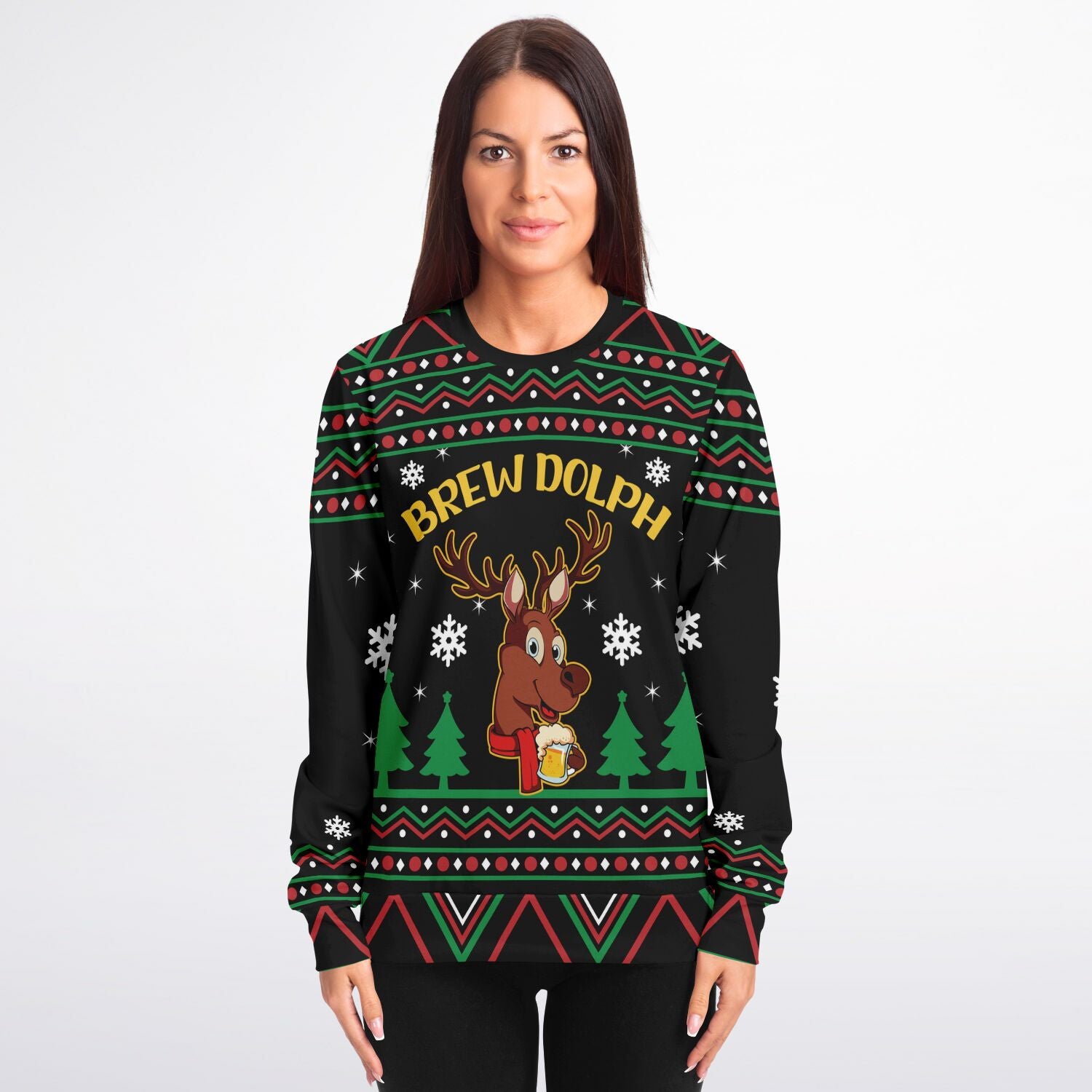 Brewdolph Ugly Christmas Sweatshirt