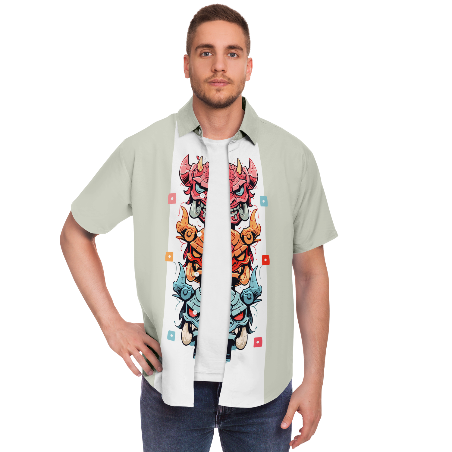 3 Tikis Retro Bowling Shirt v2