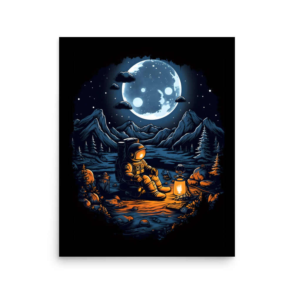 Lunar Luminary Poster