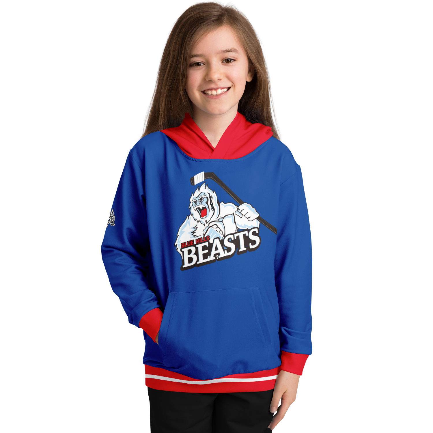 Blue Hills Beats Blue Replica Youth Hoodie