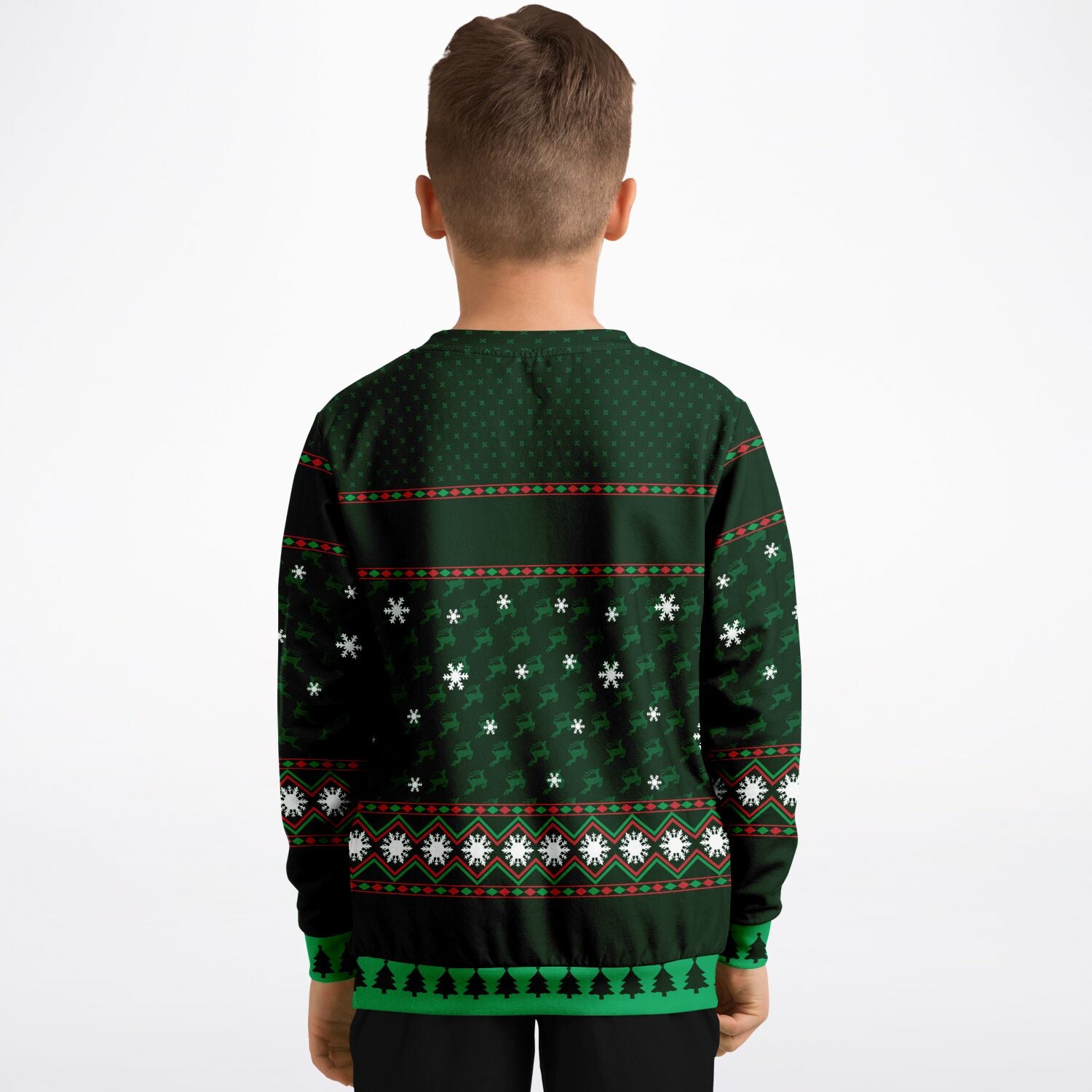 Sledgehog Kid's Ugly Christmas Sweatshirt