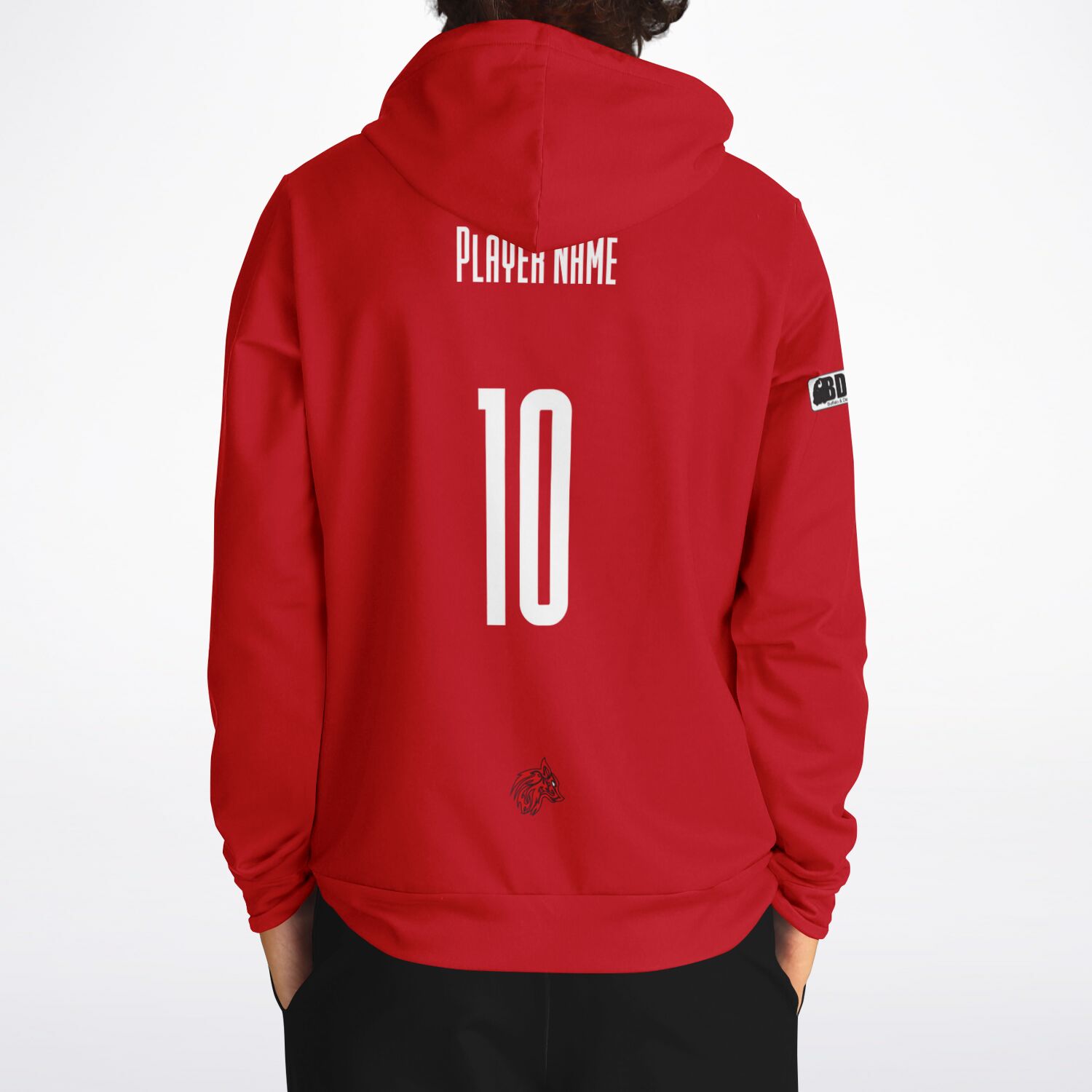 Buffalo Night Red Athletic Hoodie