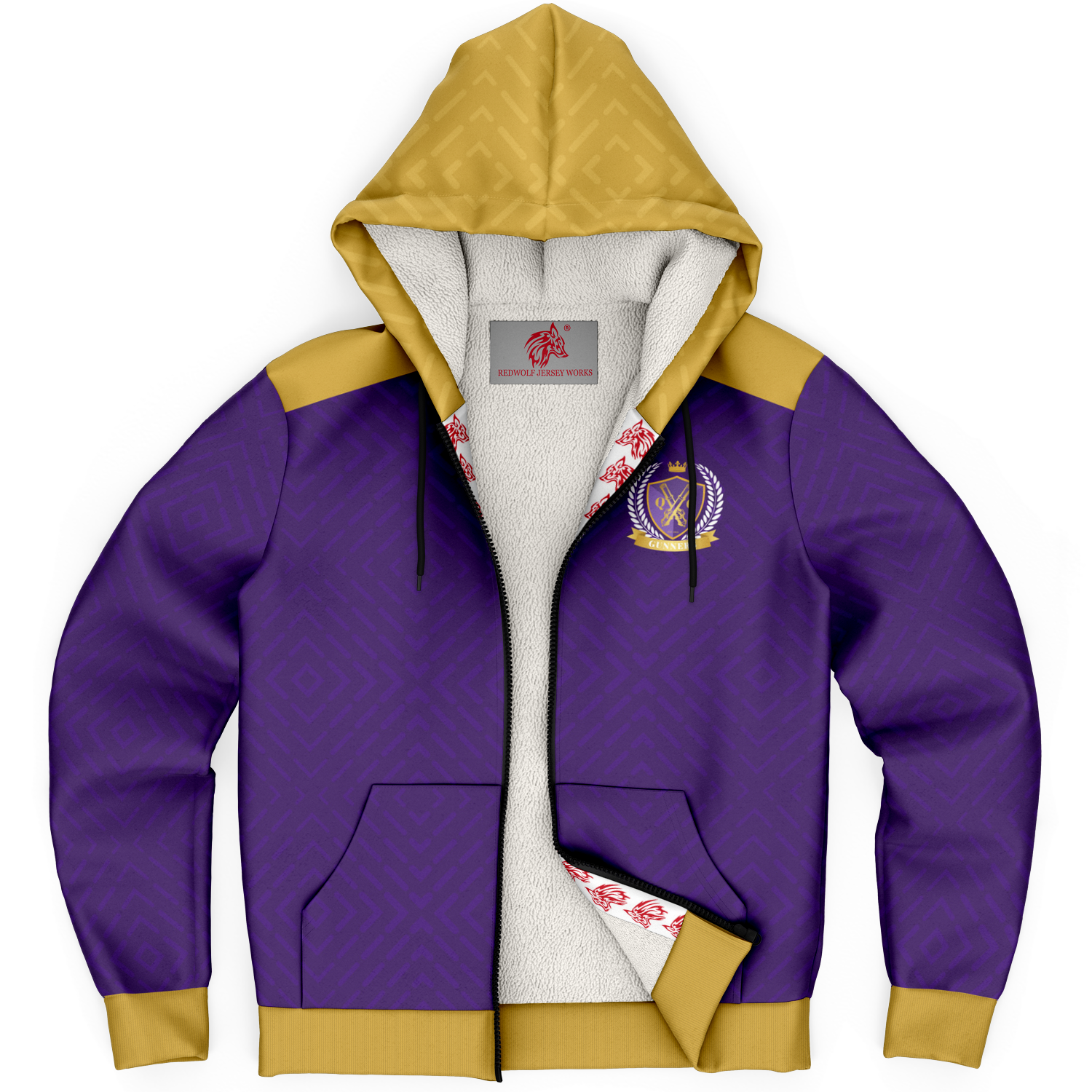 Queen City Gunners Microfleece Ziphoodie
