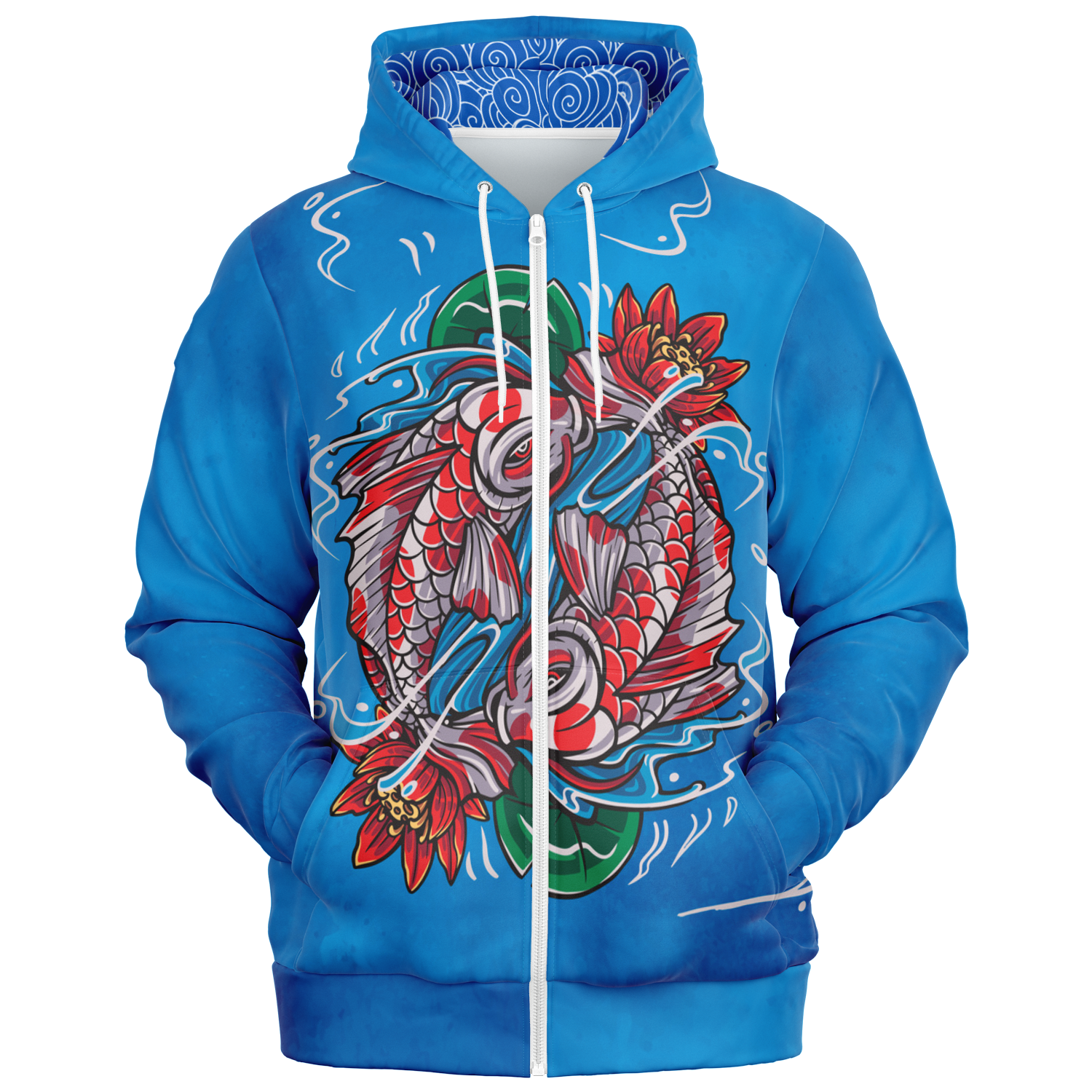 Koi Zip-Up Hoodie