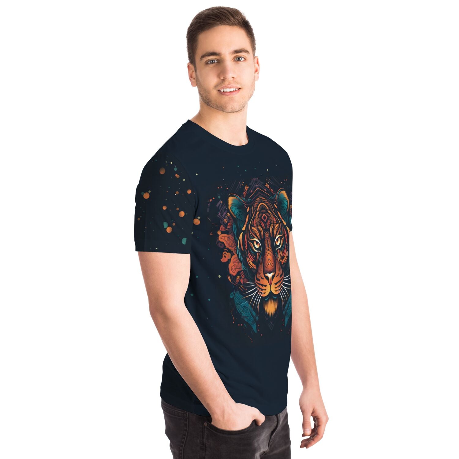 Tigrine Trance Unisex T-shirt - Redwolf Jersey Works