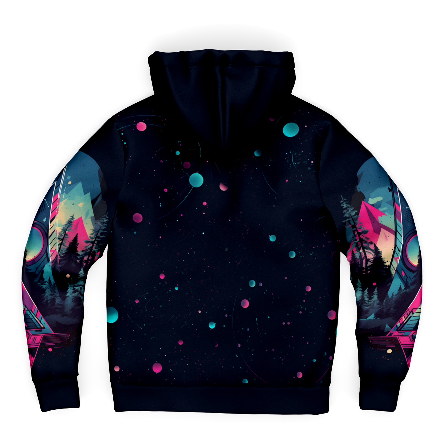 Aurora Howl Microfleece Zip Hoodie - Redwolf Jersey Works