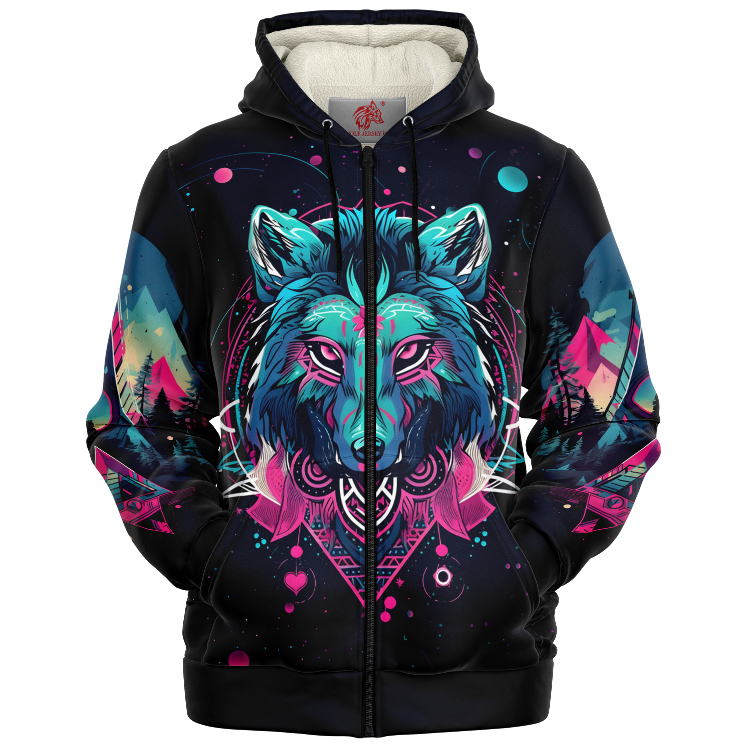 Aurora Howl Microfleece Zip Hoodie