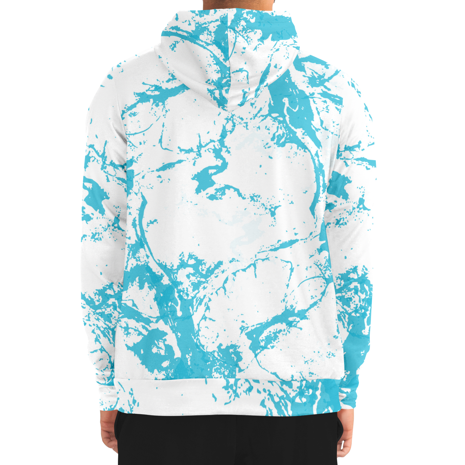 Tiger Wave Zip-Up Hoodie