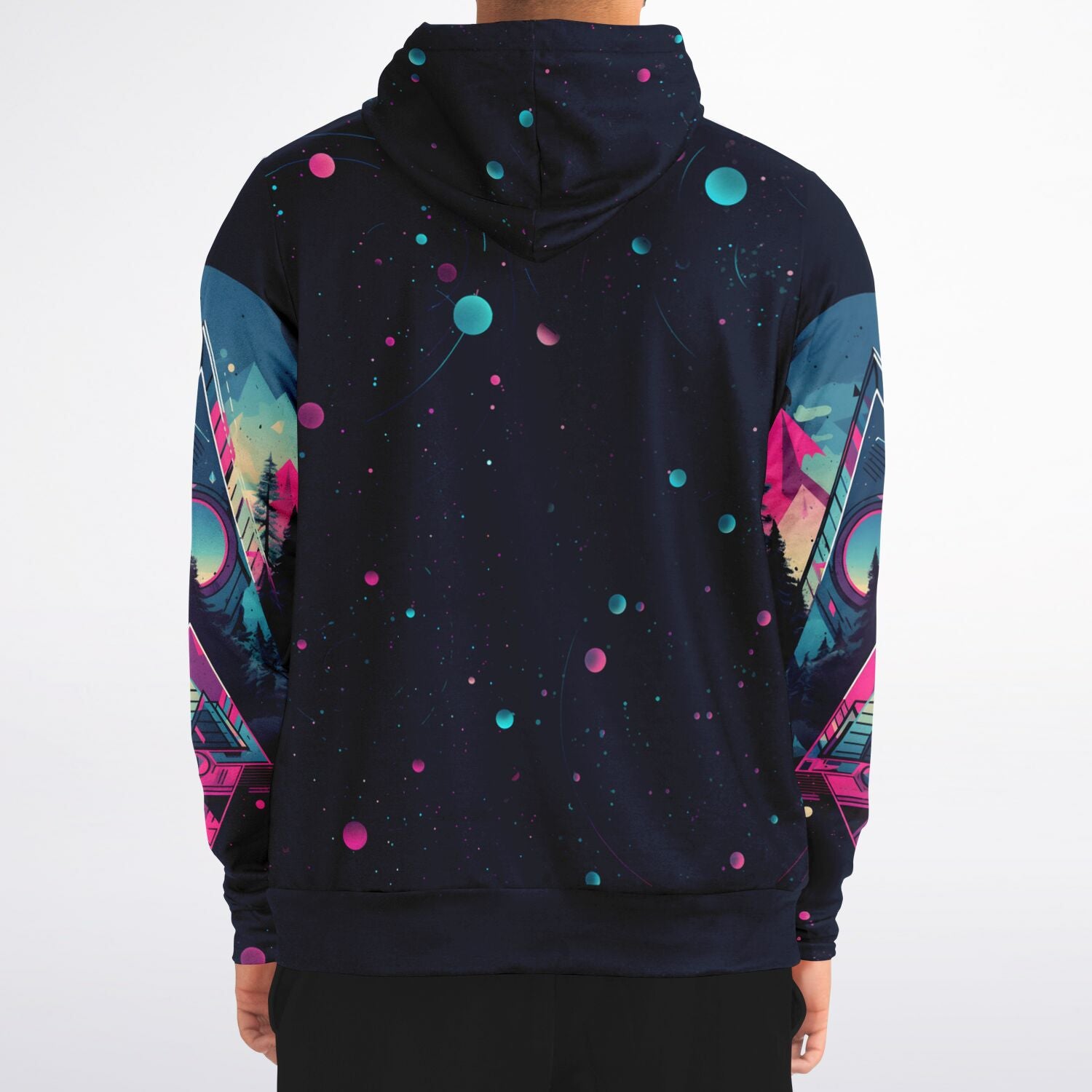 Aurora Howl Zip-Up Hoodie - Redwolf Jersey Works