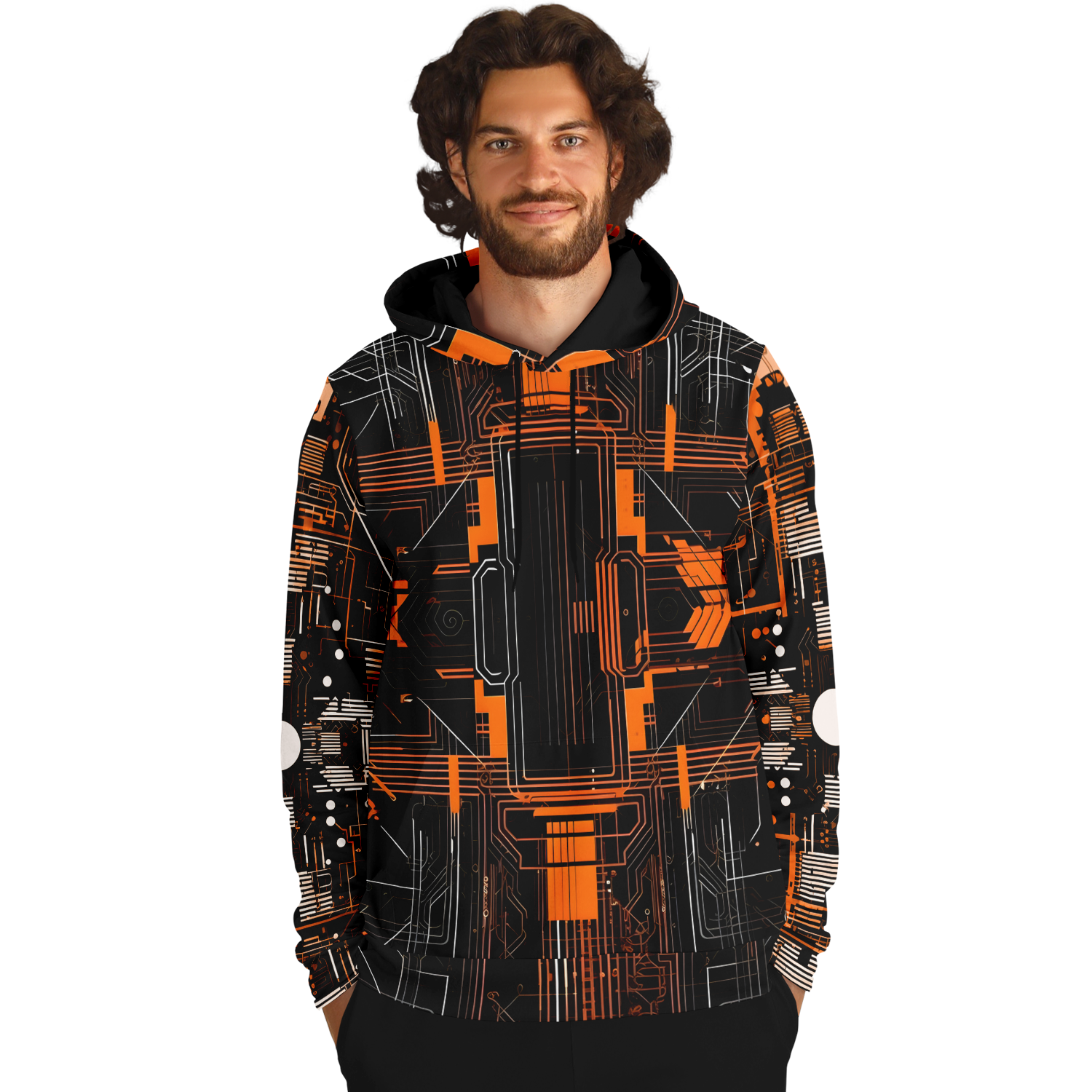 Quantum Circuit 2 Graphic Hoodie