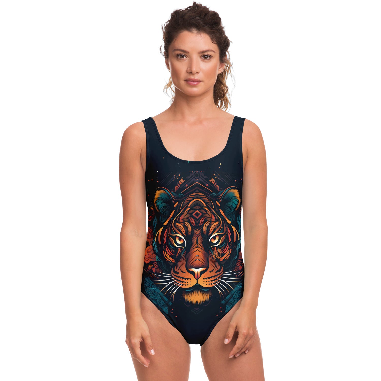 Tigrine Trance One-Piece Swimsuit - Redwolf Jersey Works