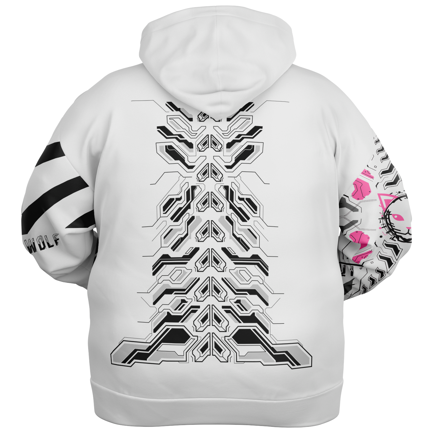 Quantum Circuit Mayu Plus Size Graphic Hoodie