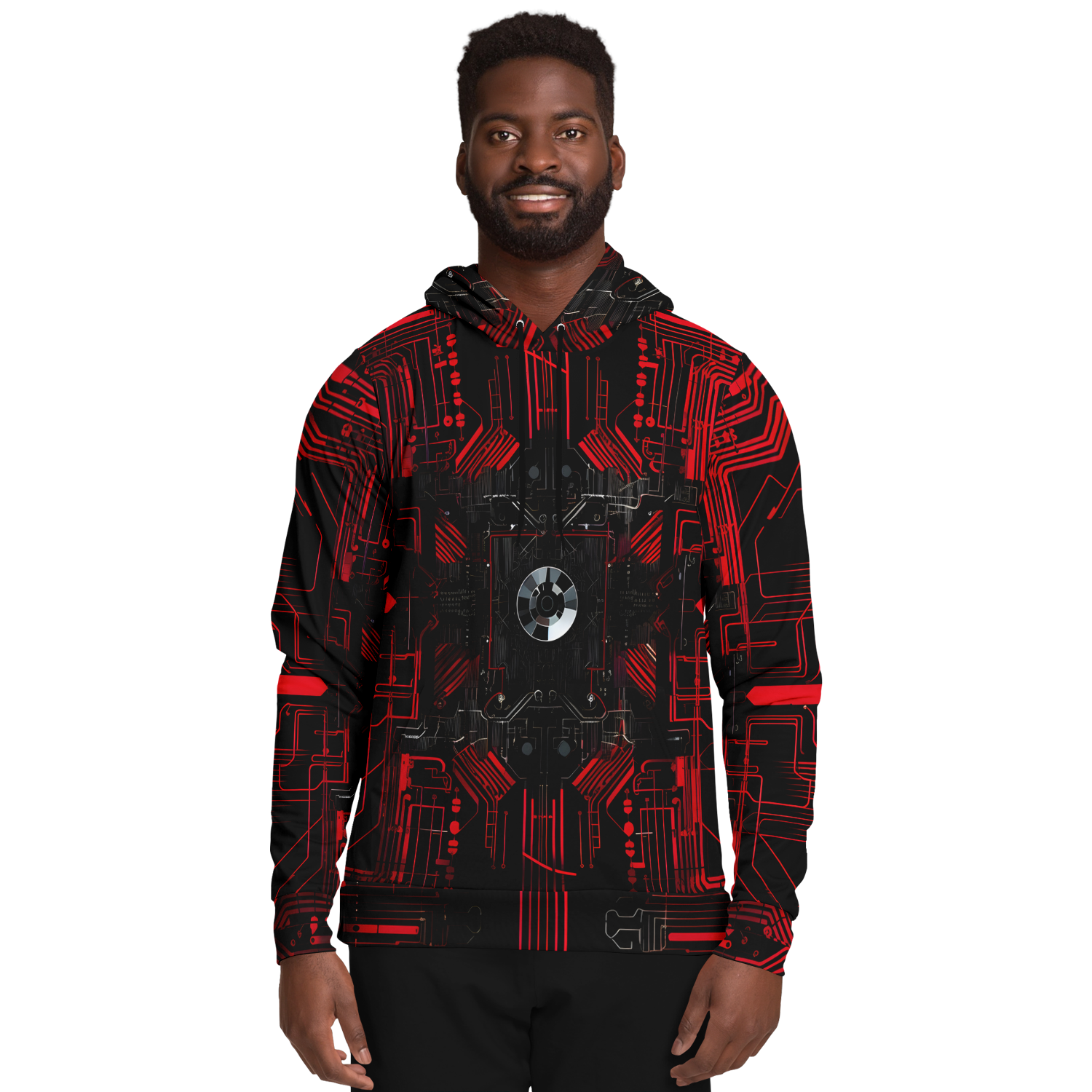 Quantum Circuit Graphic Hoodie 1