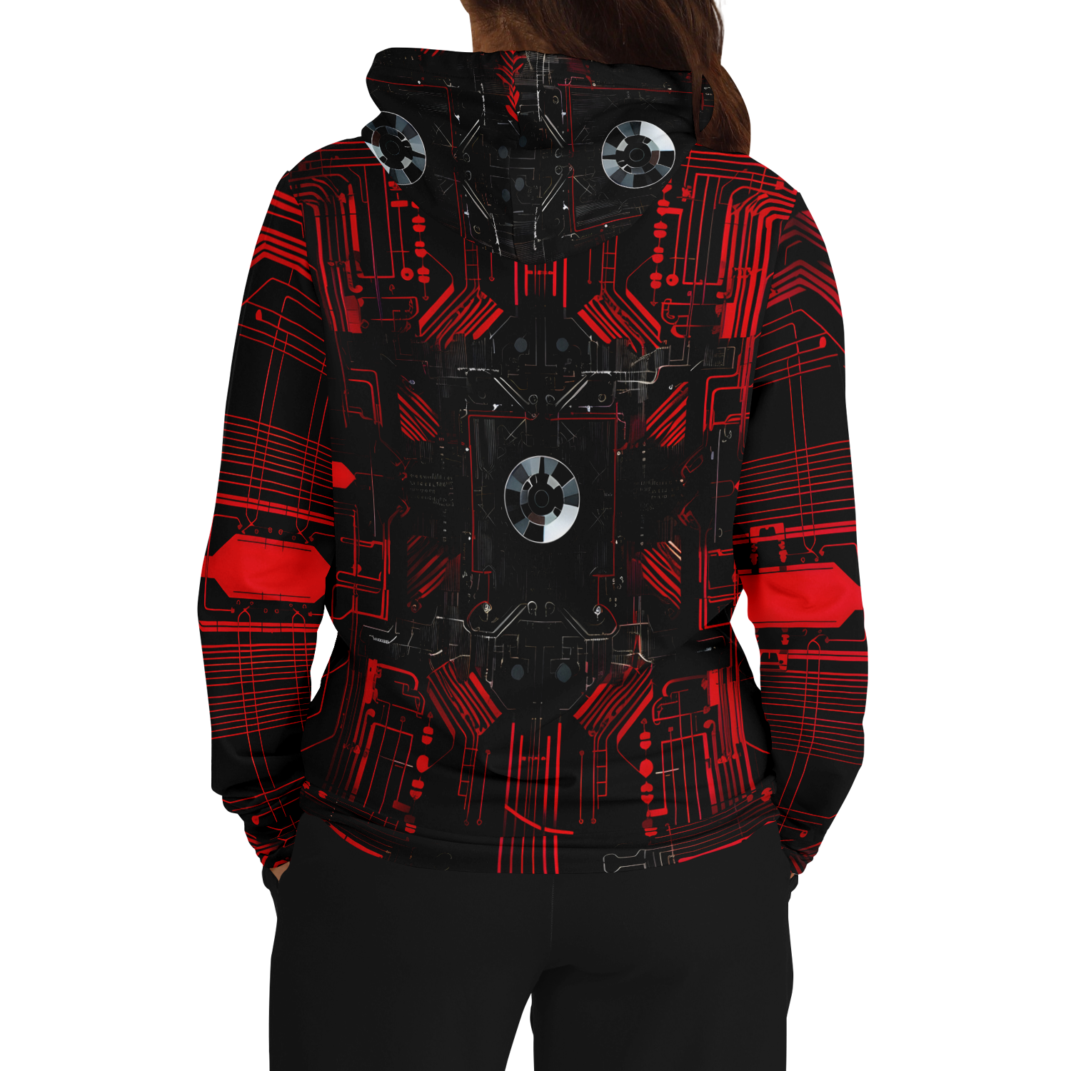 Quantum Circuit Graphic Hoodie 1