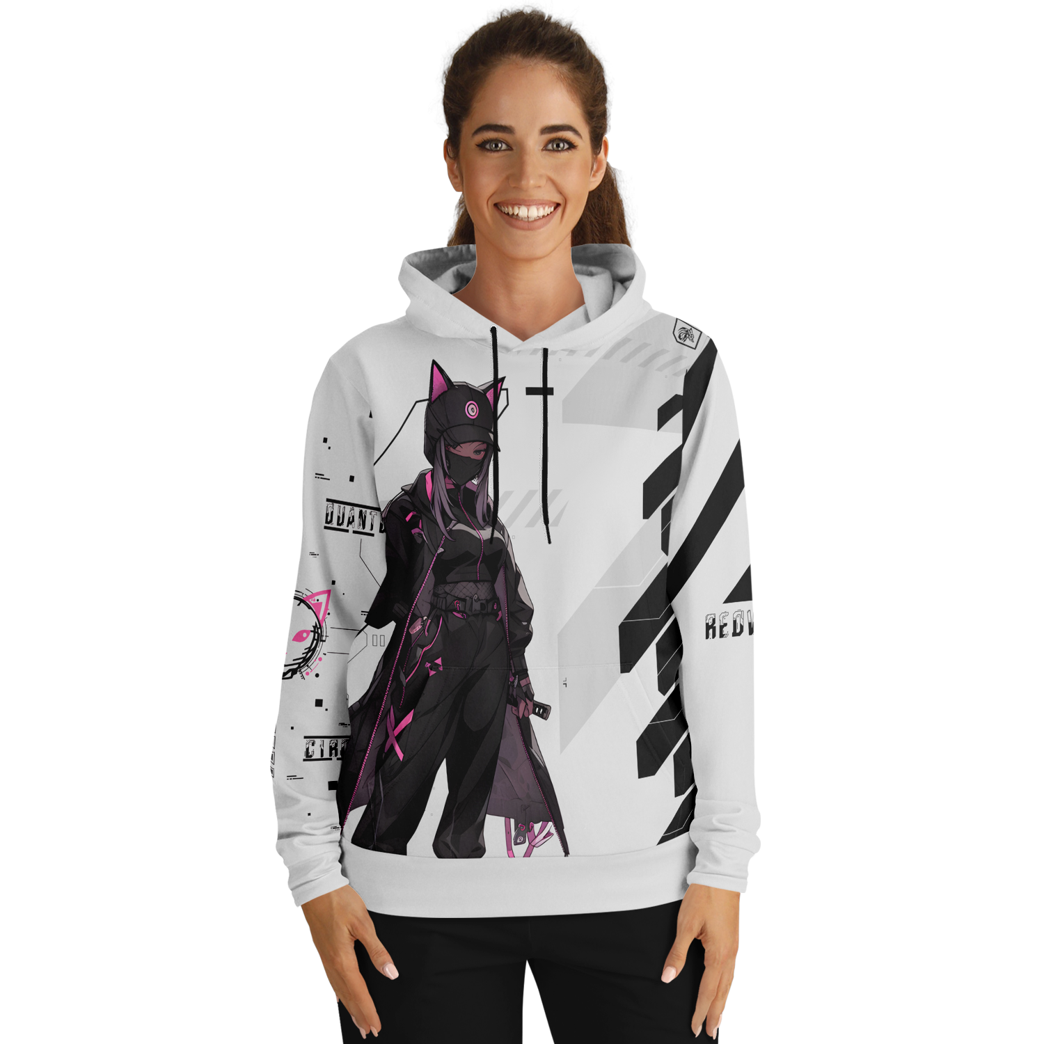 Quantum Circuit Mayu Graphic Hoodie