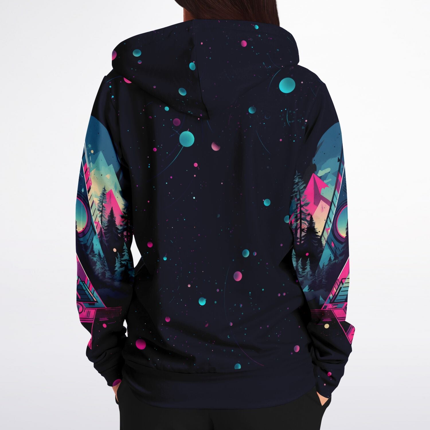 Aurora Howl Zip-Up Hoodie - Redwolf Jersey Works
