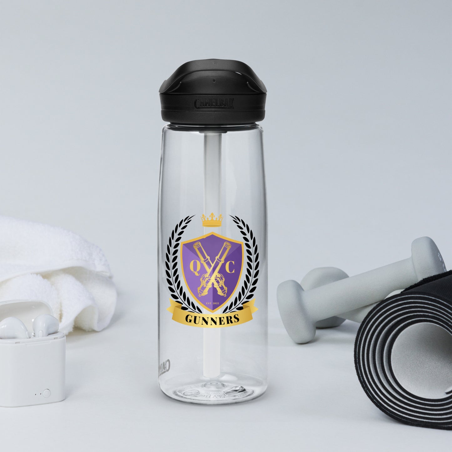 Queen City Gunners Sports water bottle
