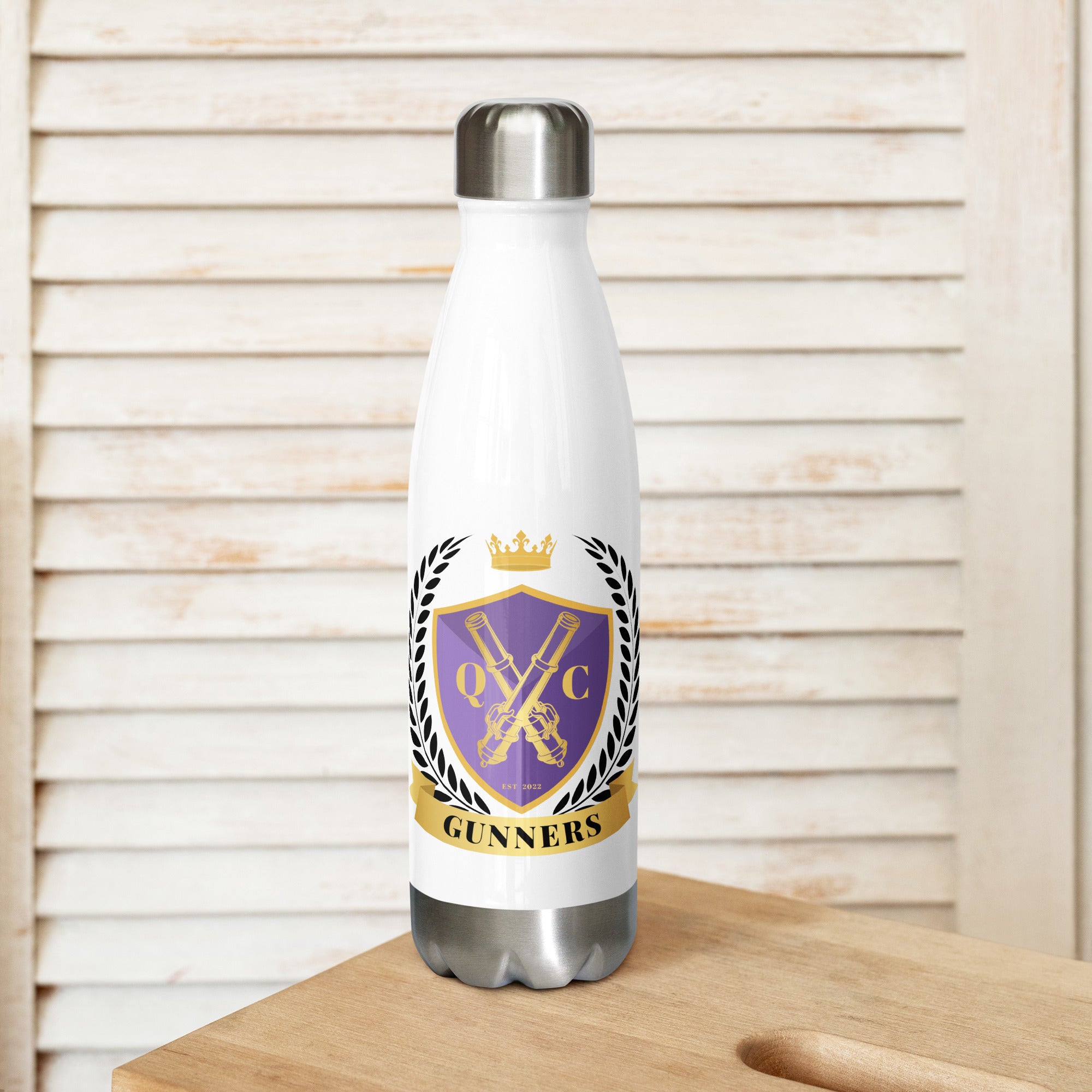 Queen City Gunners Stainless Steel Water Bottle