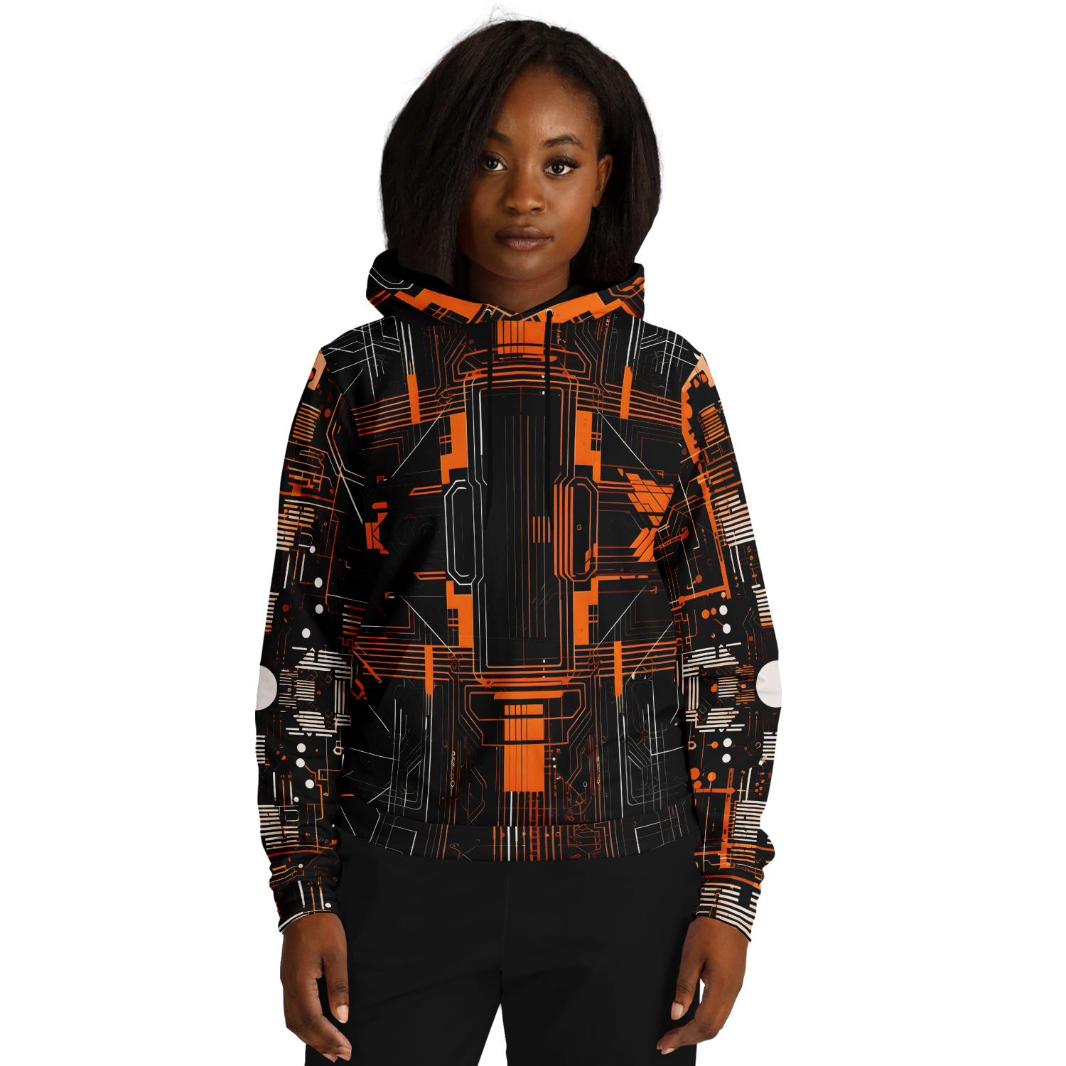 Quantum Circuit 2 Graphic Hoodie
