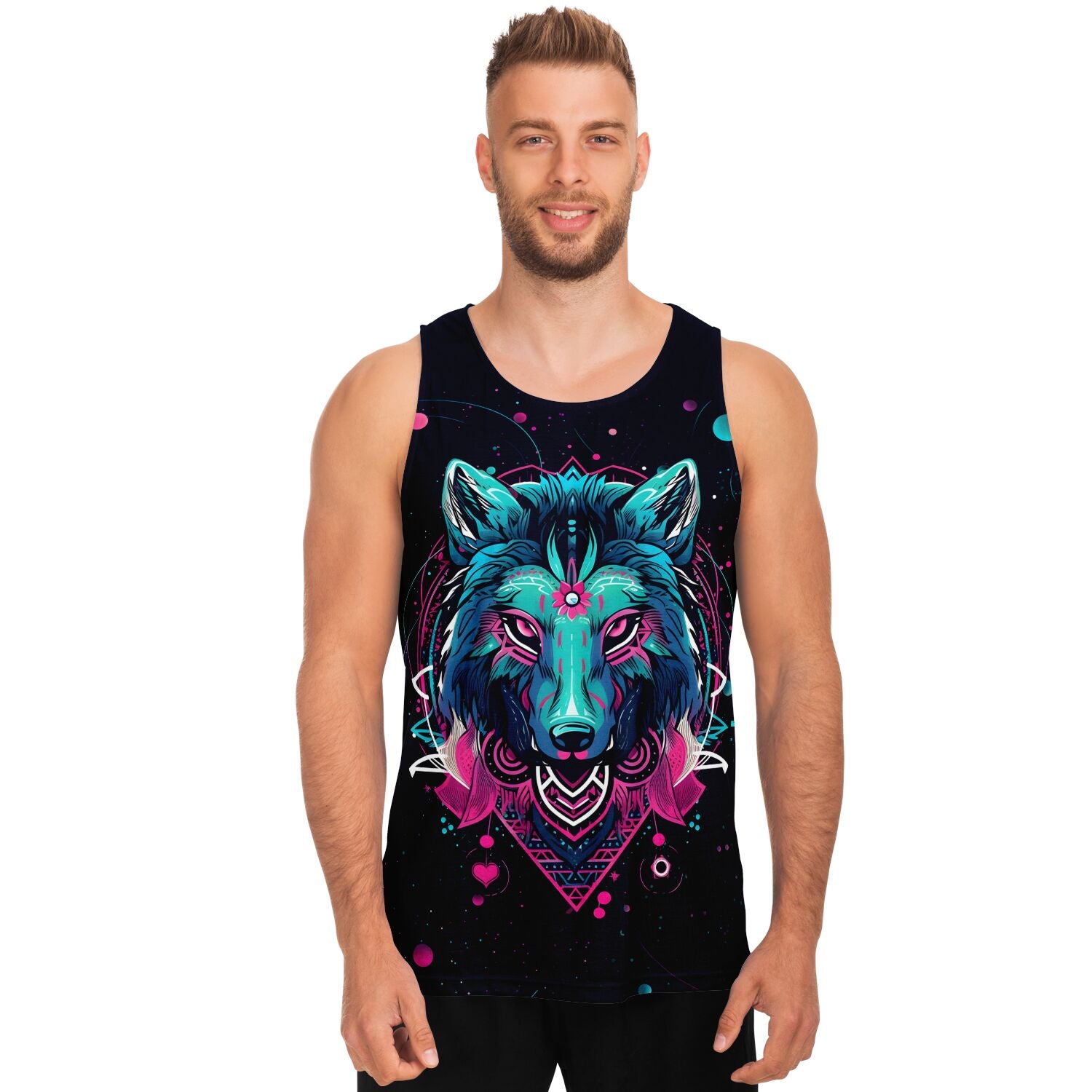 Unisex Aurora Howl Tank Top - Redwolf Jersey Works