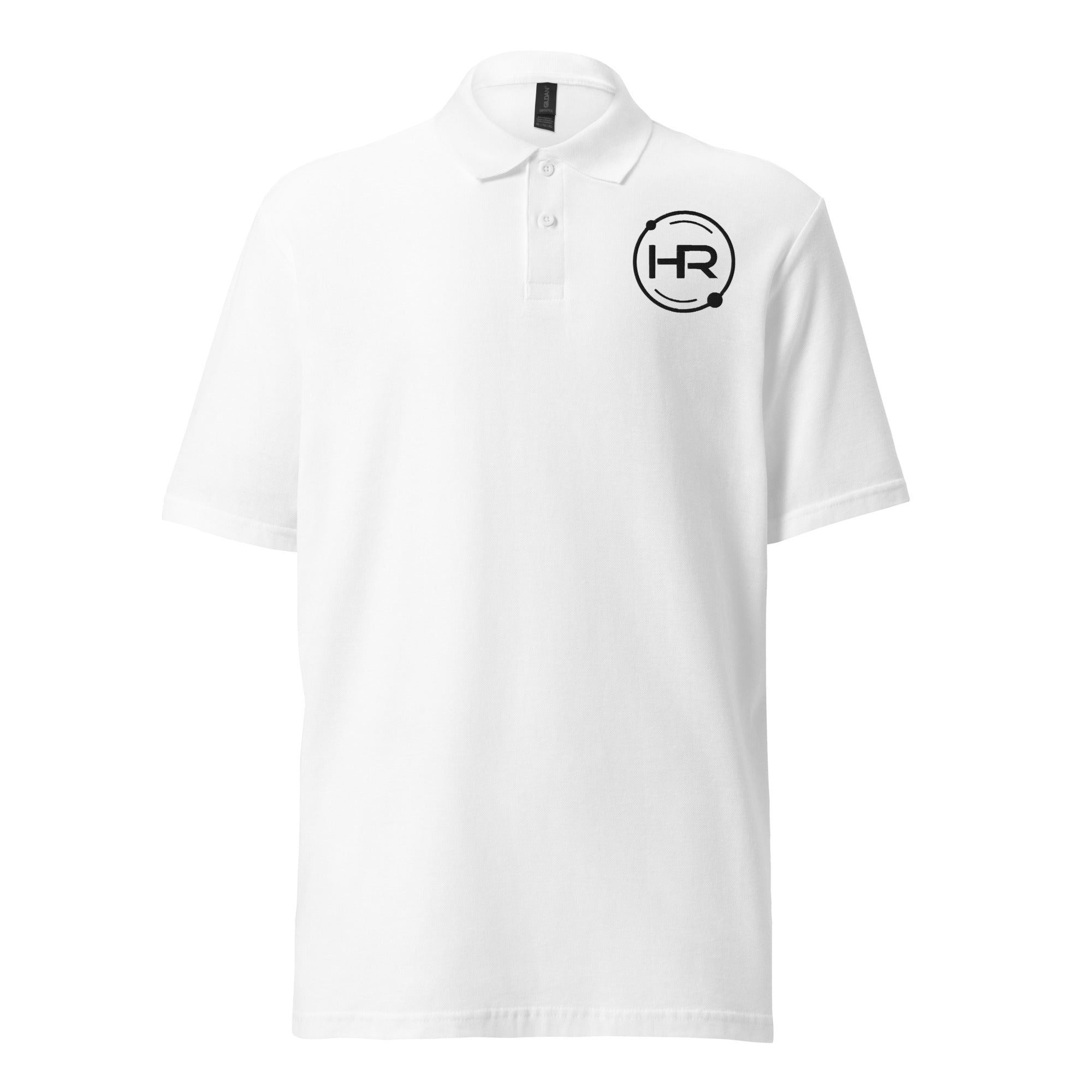 Hyperion Racing Unisex pique polo shirt white
