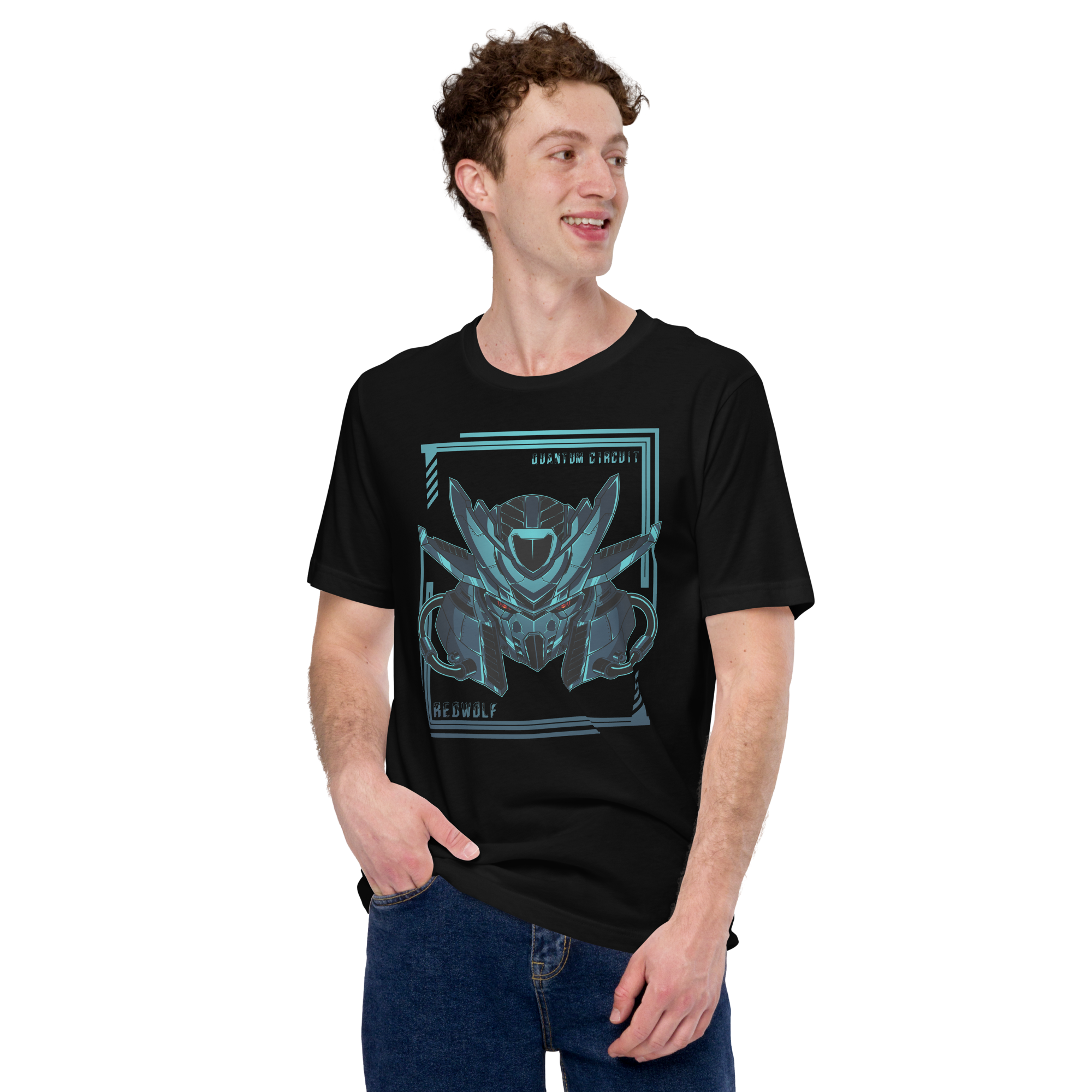 Quantum Circuit Helmet 1 Graphic Teeshirt