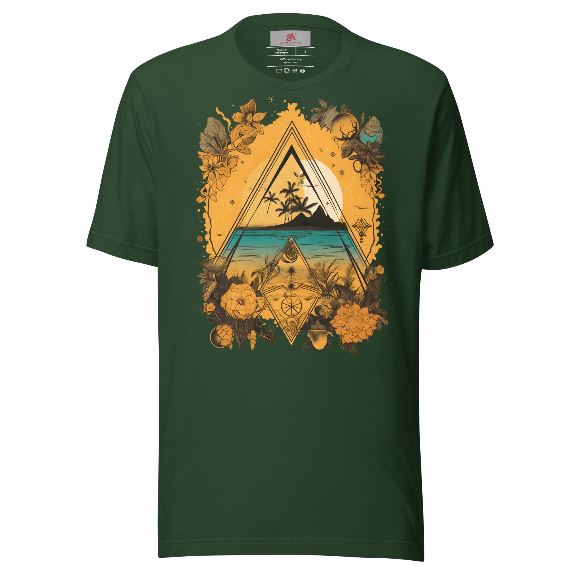 Sacred Sunset Unisex t-shirt - Redwolf Jersey Works