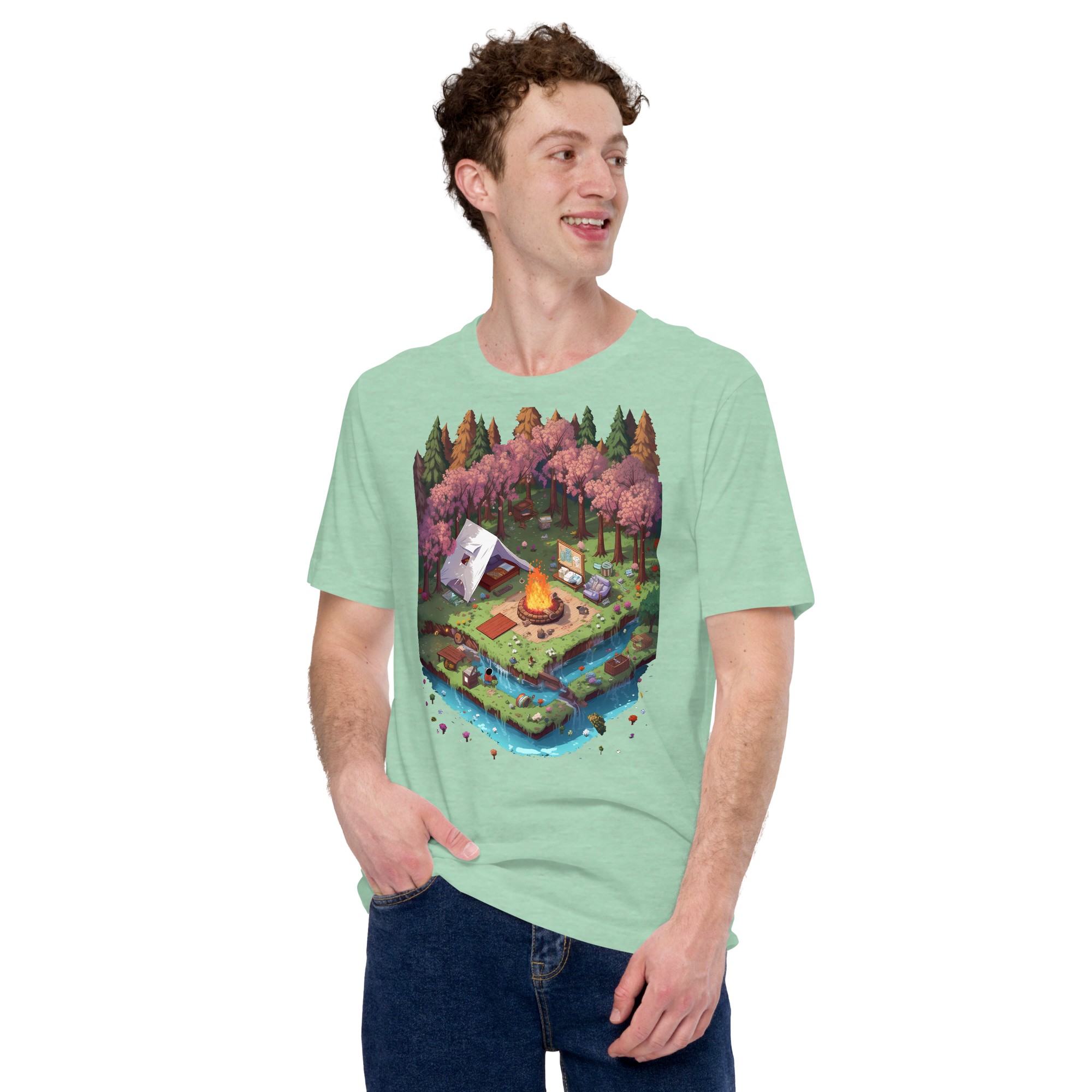 Pixel Spring Graphic T-shirt
