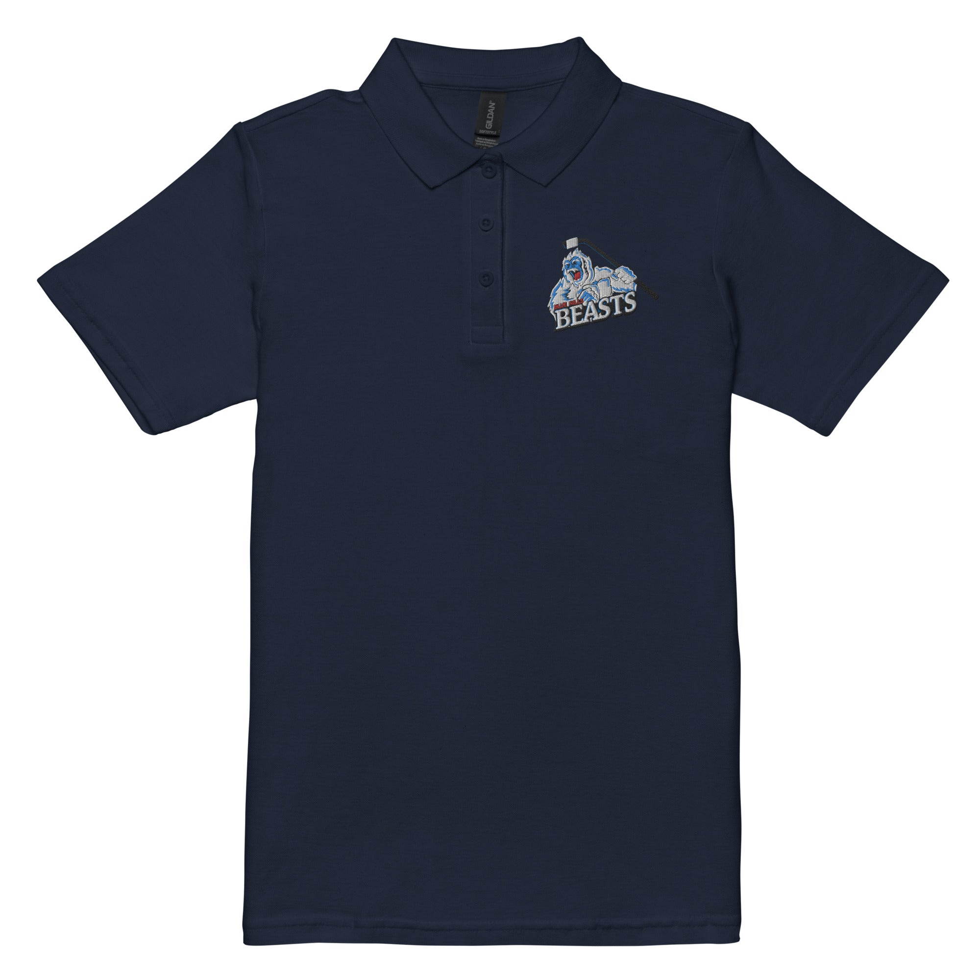 Blue Hills Beasts Women’s pique polo shirt
