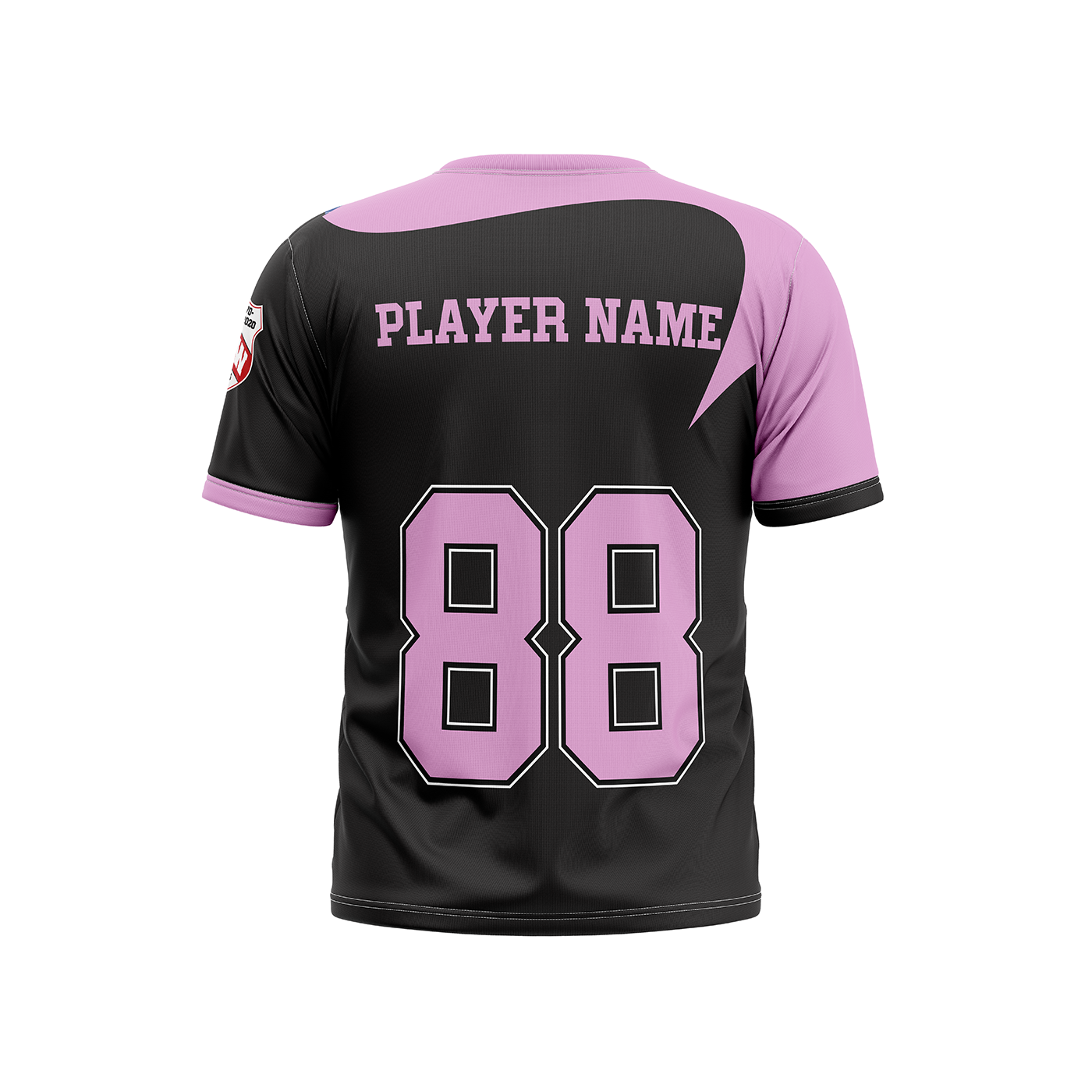 SHAW Eyes of The Wolf Performance Tee Shirt Pink - Redwolf Jersey Works