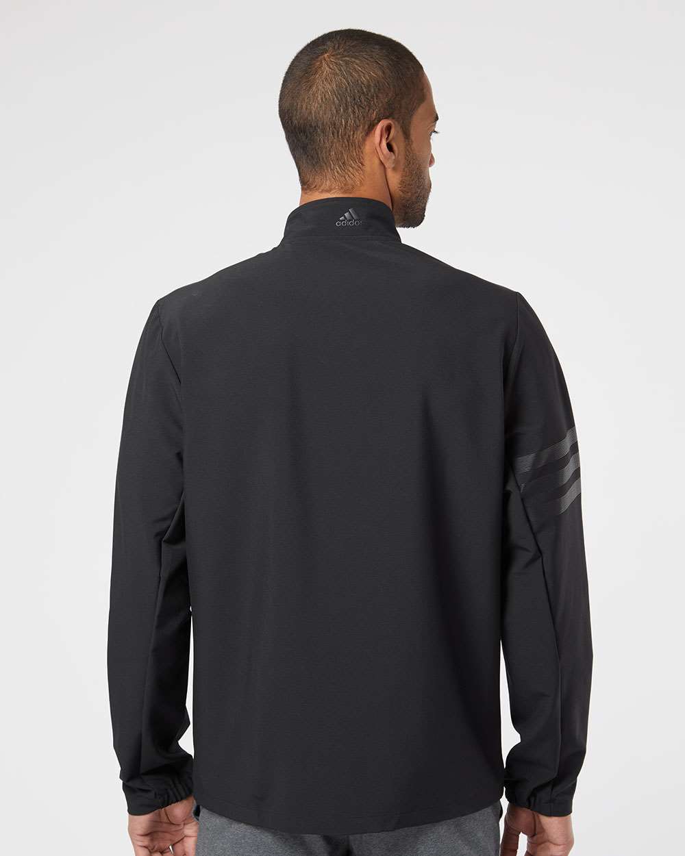 Embroidered Adidas 3 Stripes Warm Up Jacket - Redwolf Jersey Works