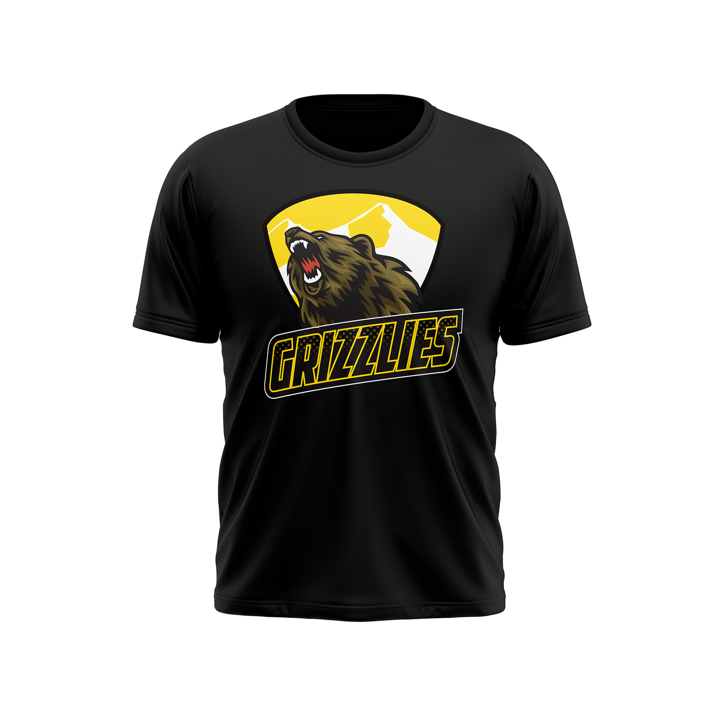 Barron/Chetek Grizzlies Black Tshirt - Redwolf Jersey Works