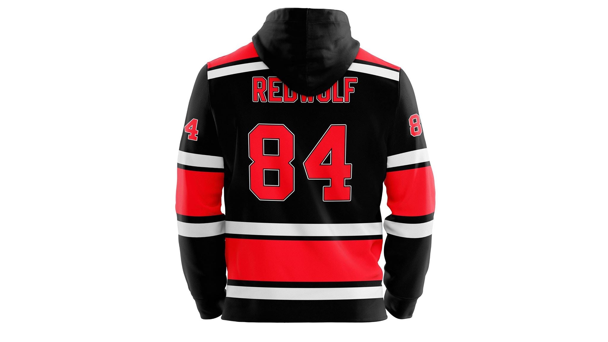 LC Warhawks Replica Hoodie Black - Redwolf Jersey Works