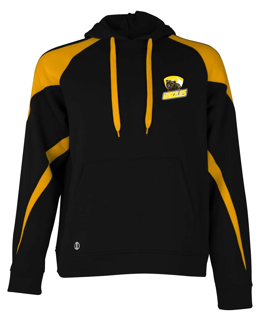 Barron/Chetek Youth Hockey Embroidered Athletic Fleece Prospect Hooded Sweatshirt - Redwolf Jersey Works