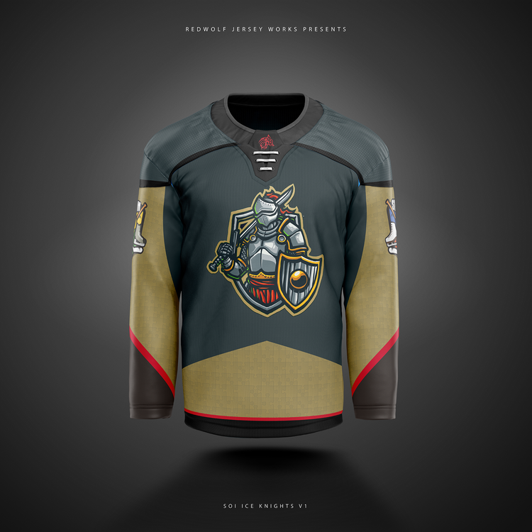 Spectrum Ice Knights Replica Jersey - Redwolf Jersey Works
