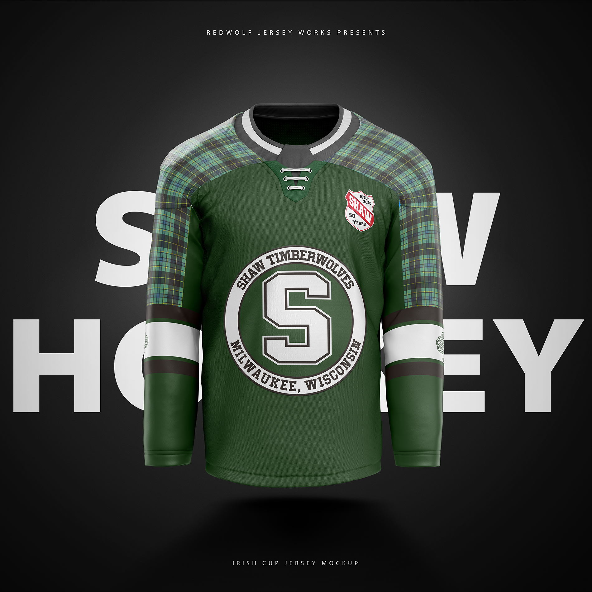 SHAW Irish kit  Redwolf Jersey Works