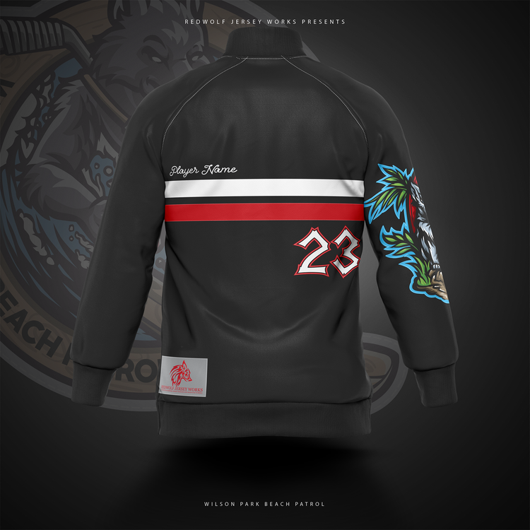 Wilson Park Beach Patrol Warm Up Jacket - Redwolf Jersey Works