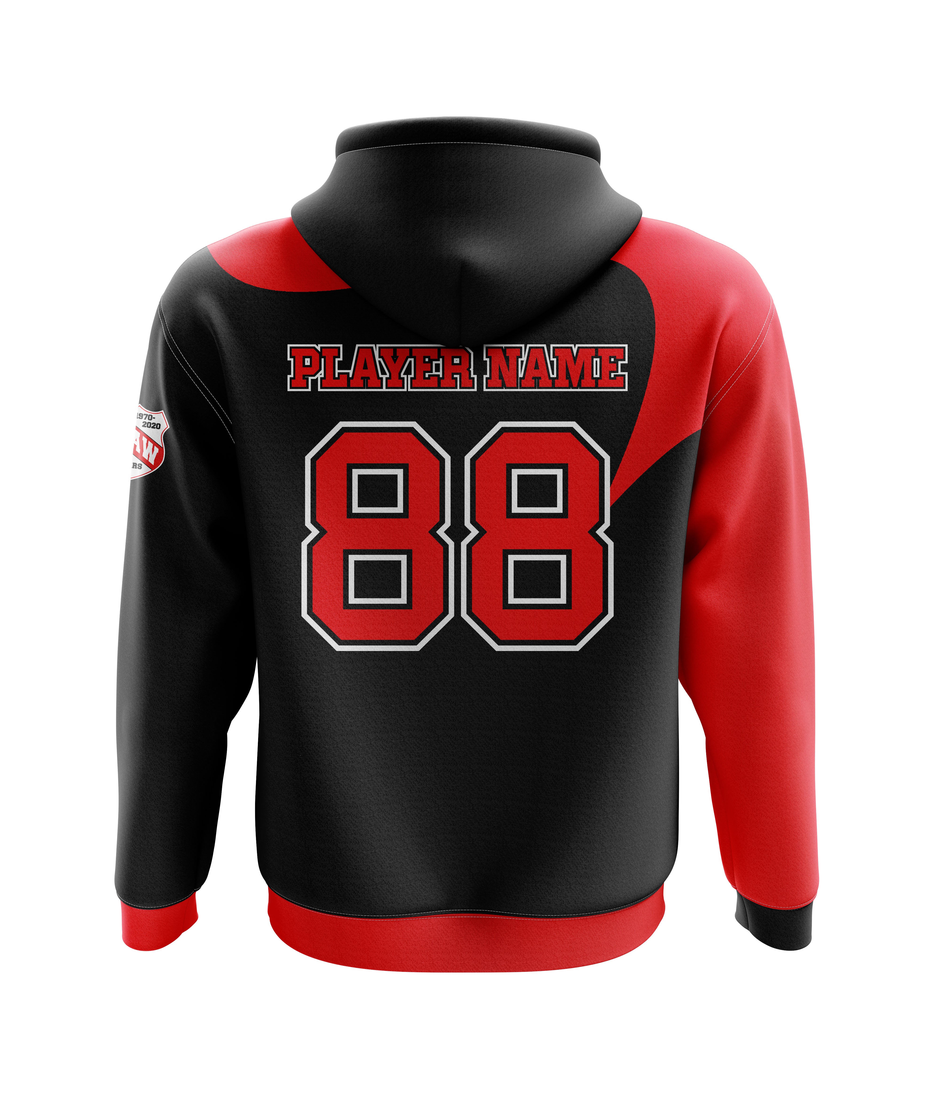 SHAW Eyes of The Wolf Hoodie - Redwolf Jersey Works