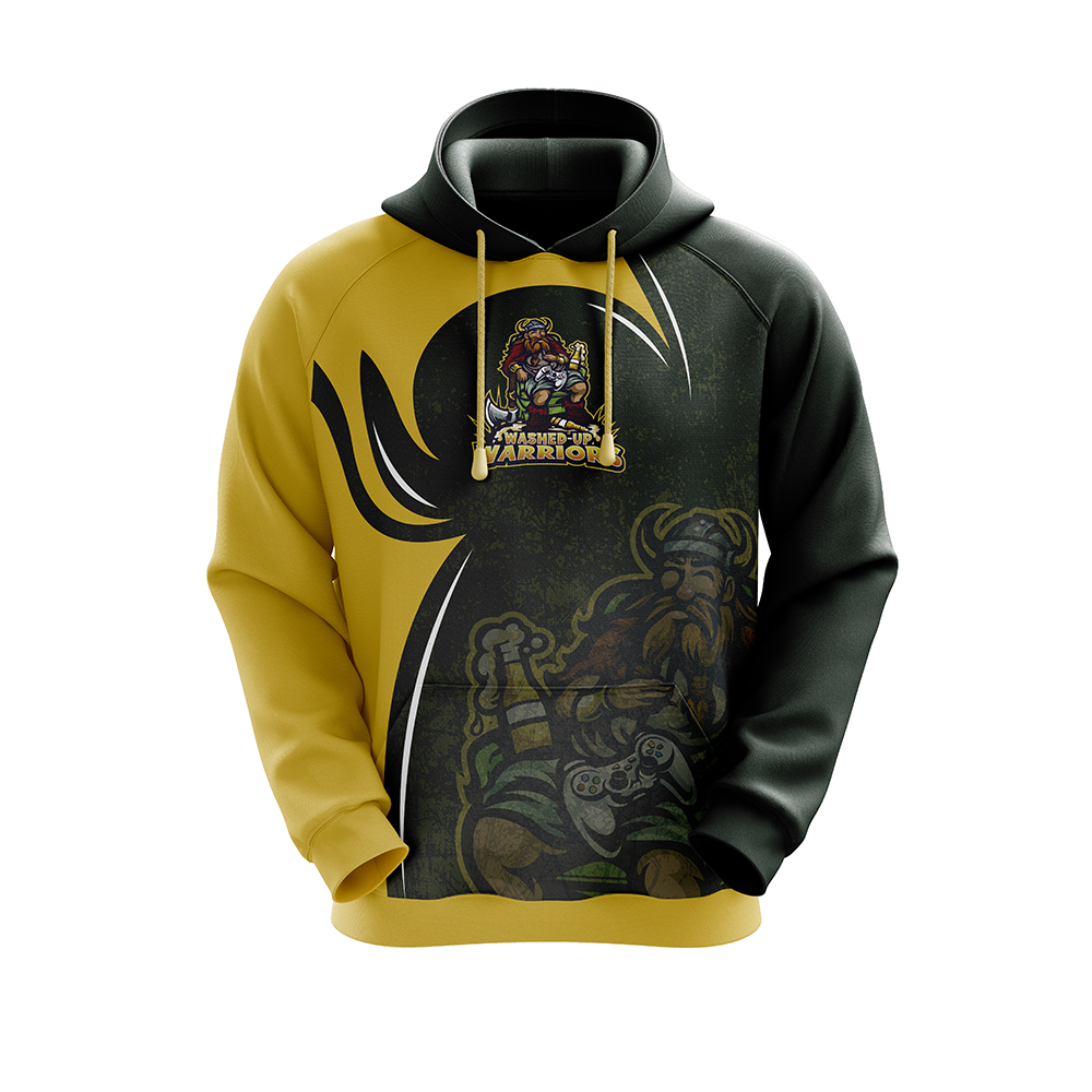 Washed Up Warriors Hoodie - Redwolf Jersey Works