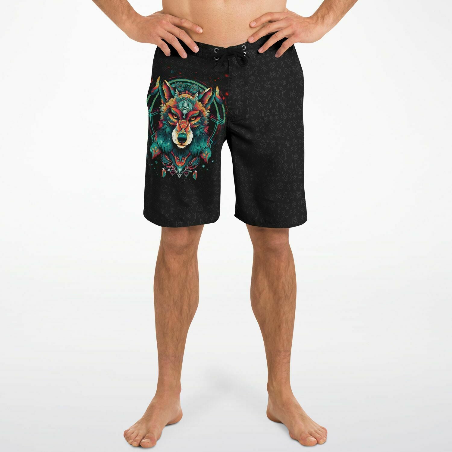 Lupine Dreams Board Shorts - Redwolf Jersey Works