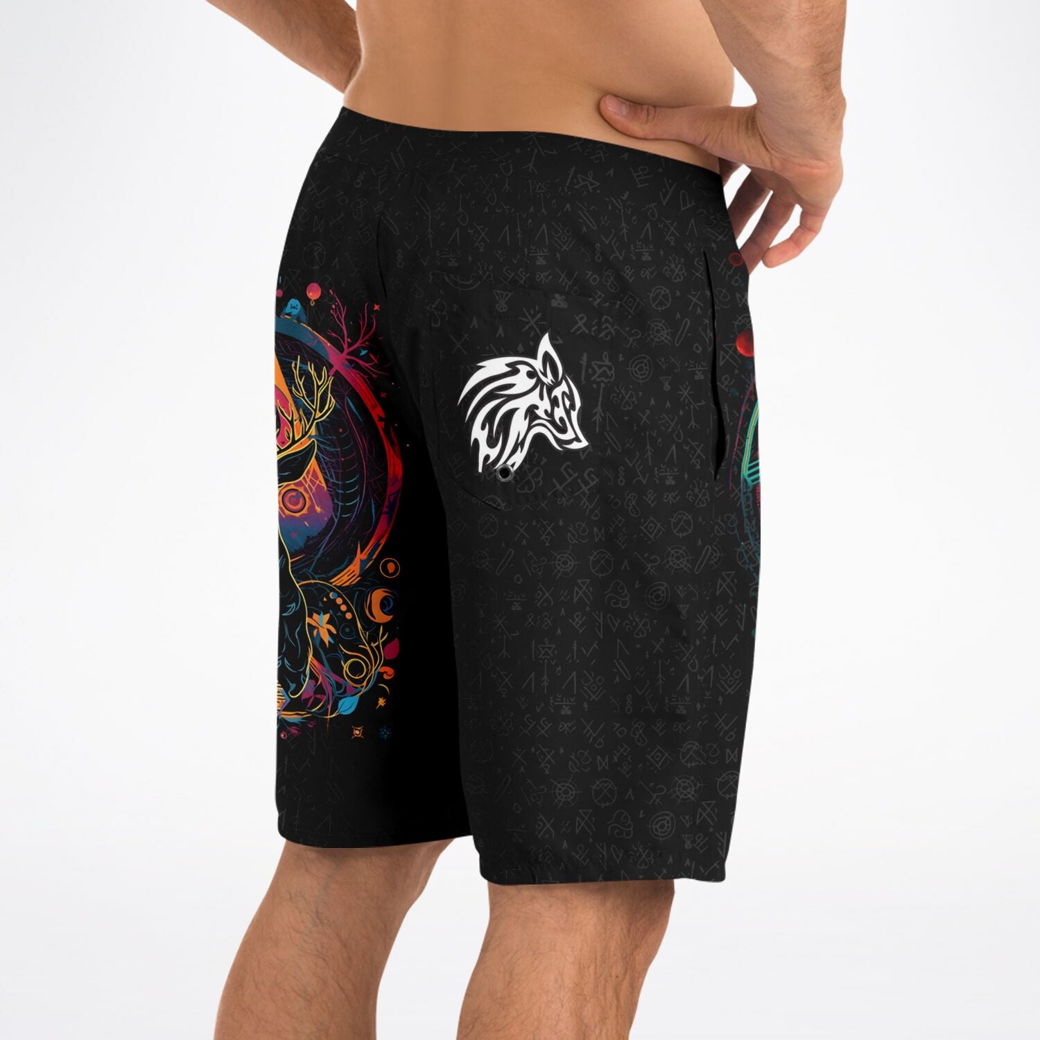 Lupine Dreams Board Shorts - Redwolf Jersey Works