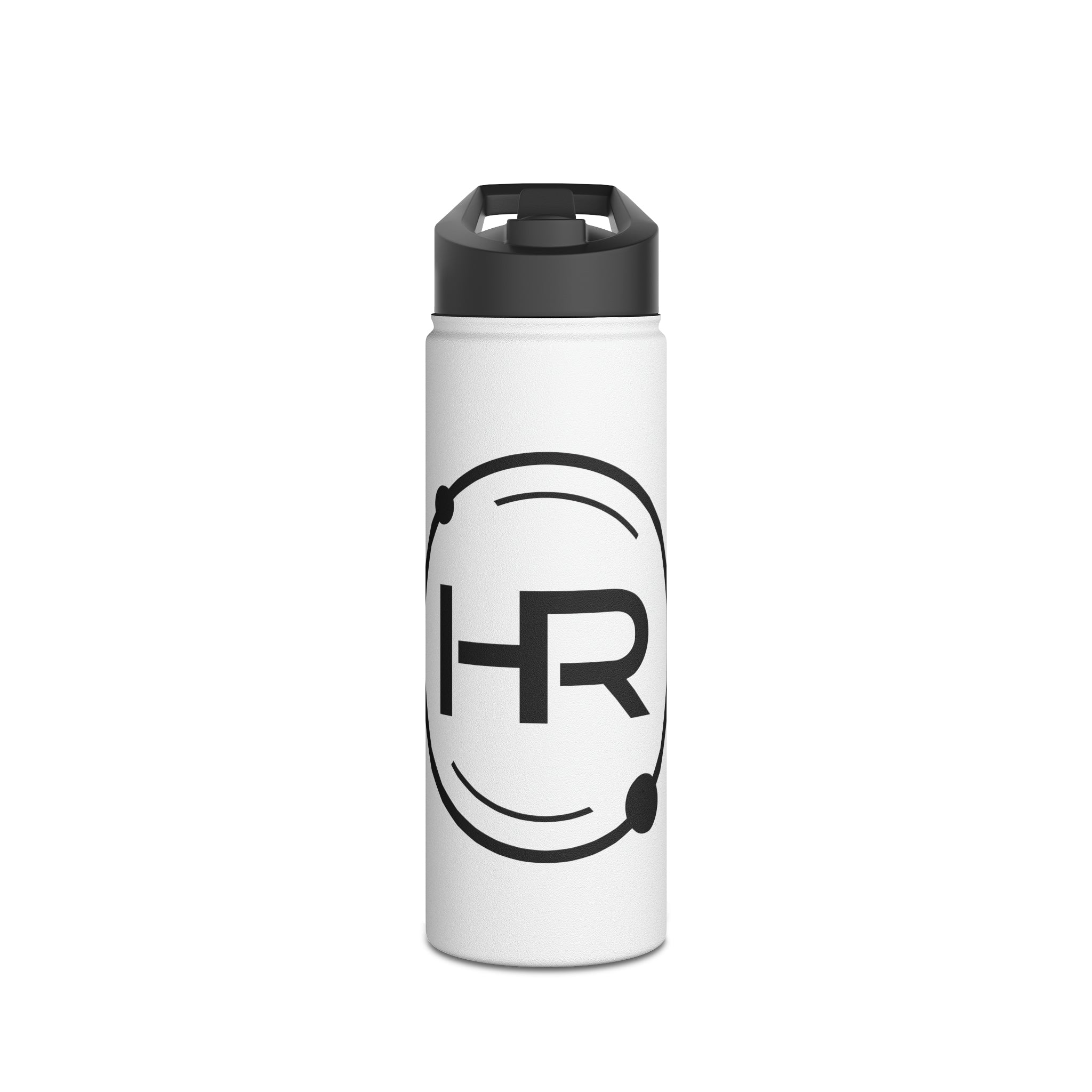 Hyperion White Stainless Steel Water Bottle, Standard Lid