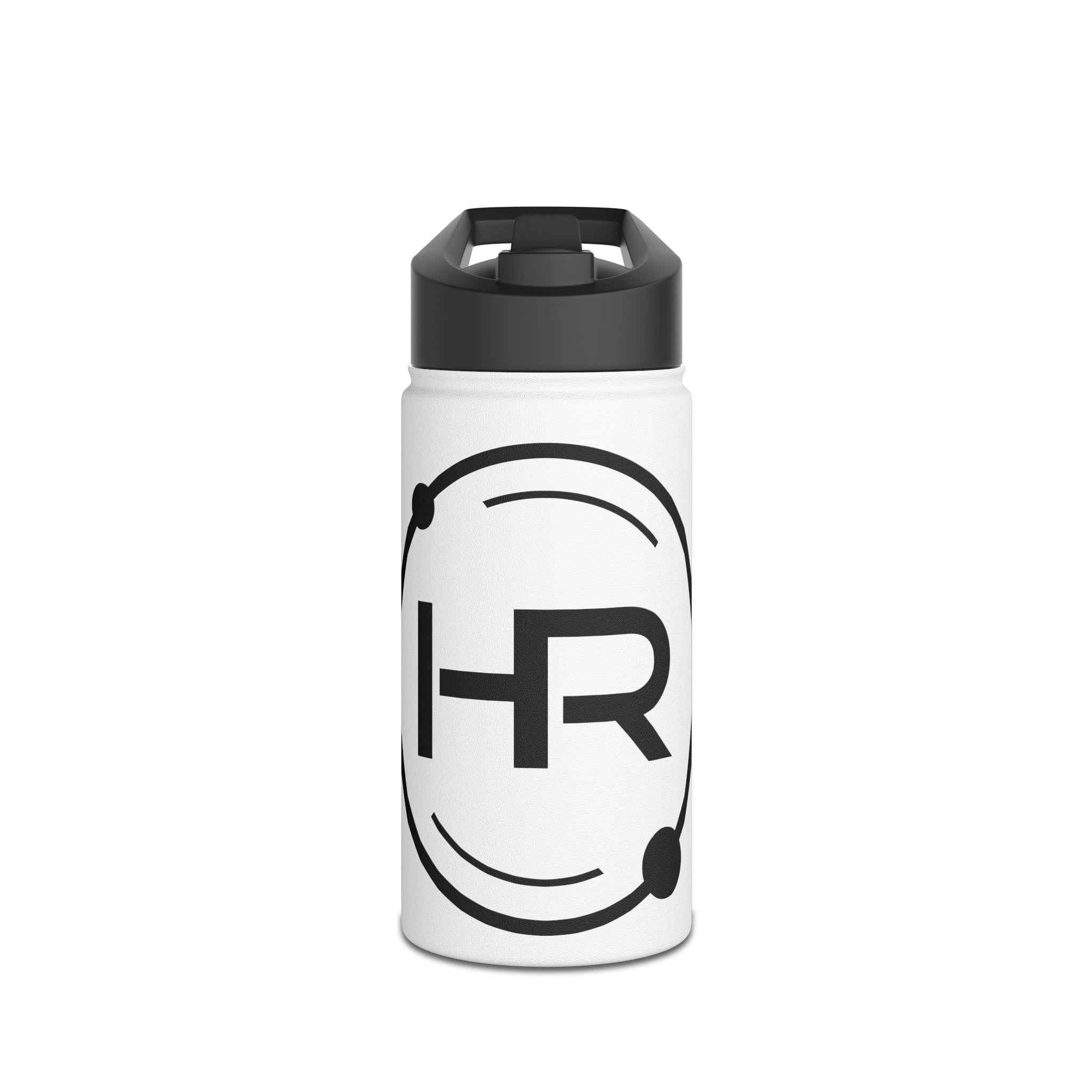 Hyperion White Stainless Steel Water Bottle, Standard Lid