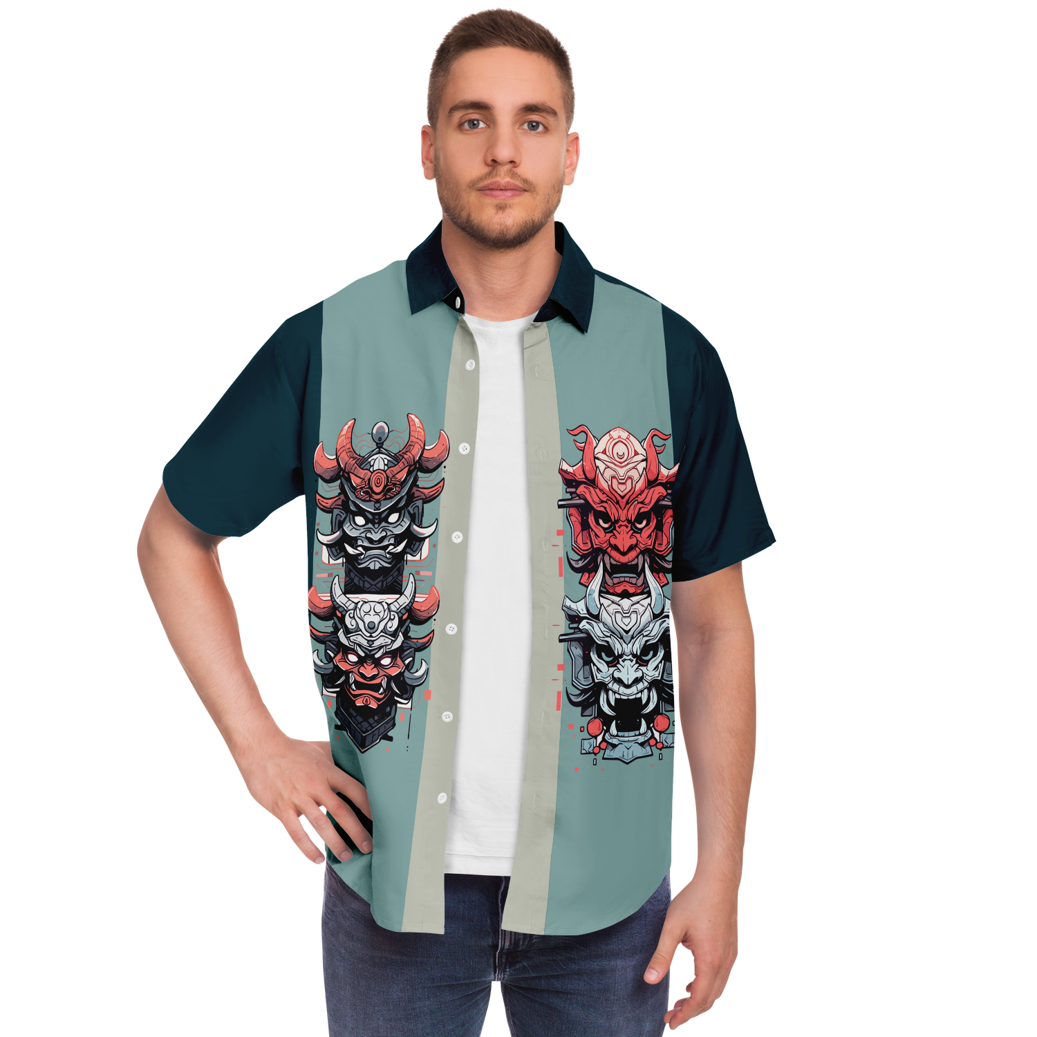 4 Tikis Retro Bowling Shirt