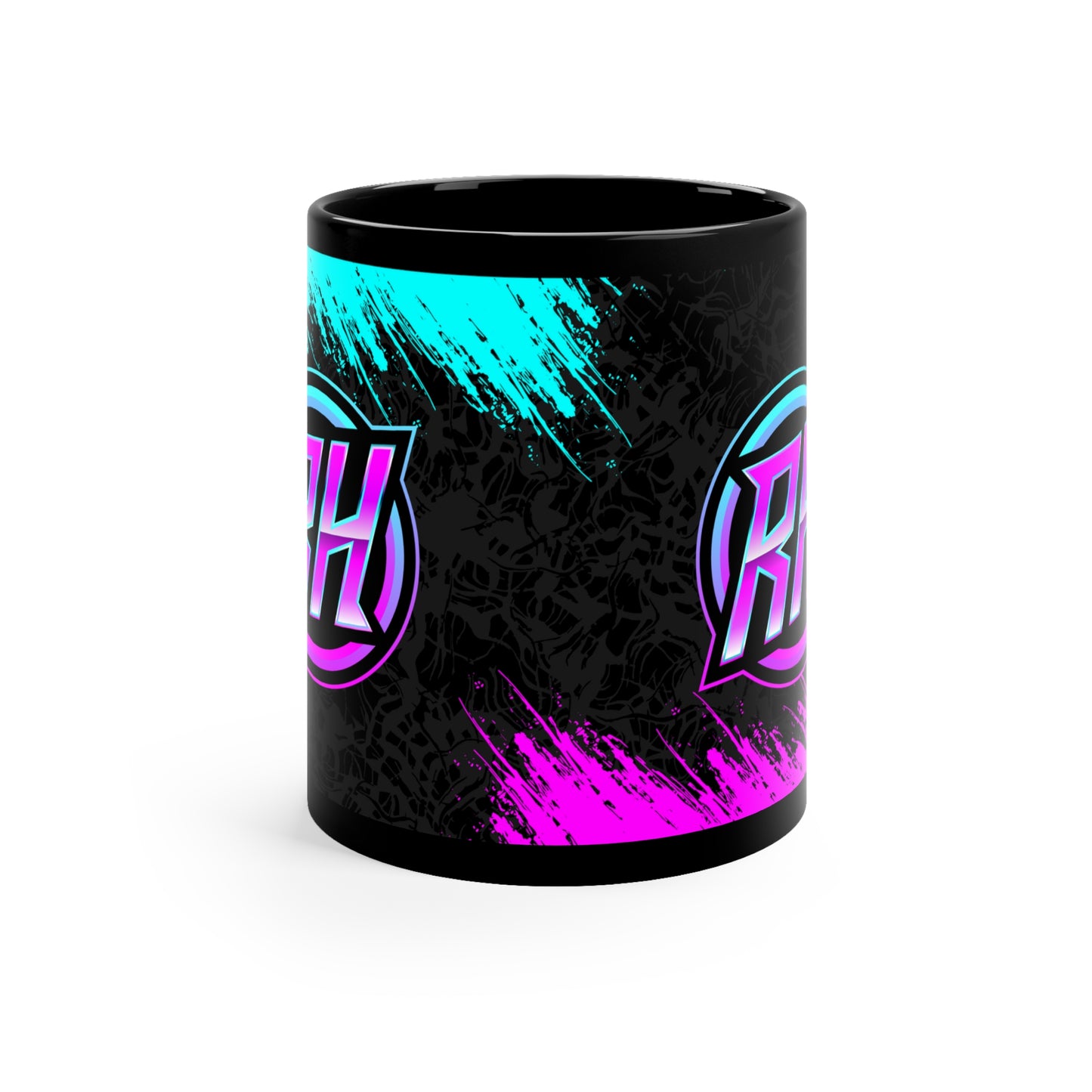Rush Hour 11oz Black Mug