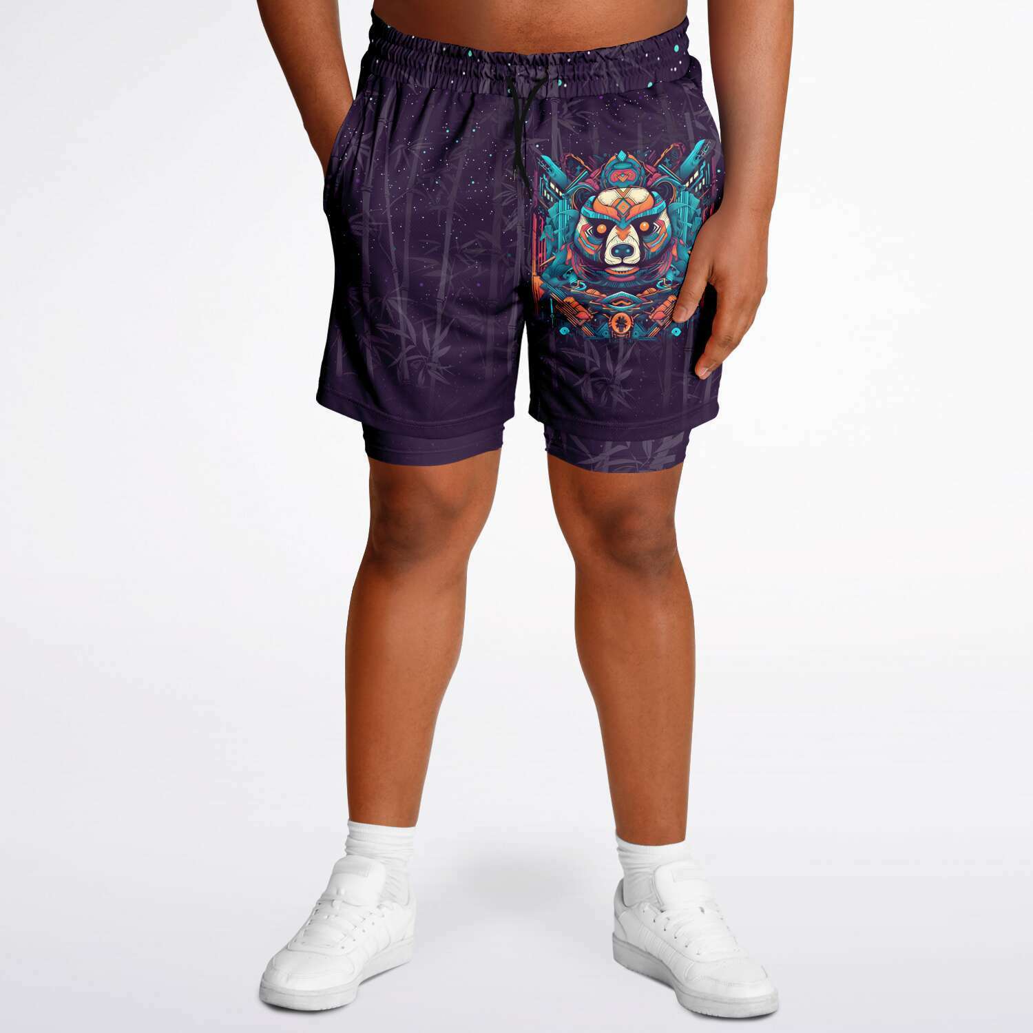 Bamboo Beats Men's 2-in-1 Shorts - Redwolf Jersey Works
