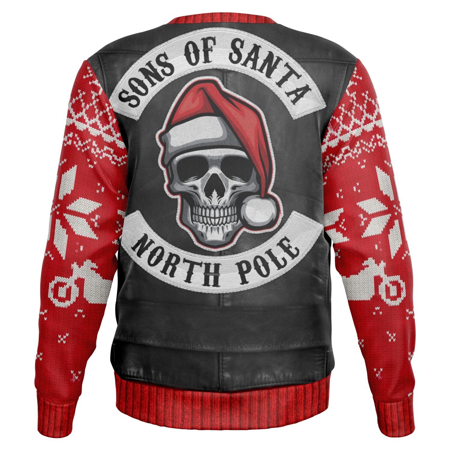 Biker santa clearance sweater