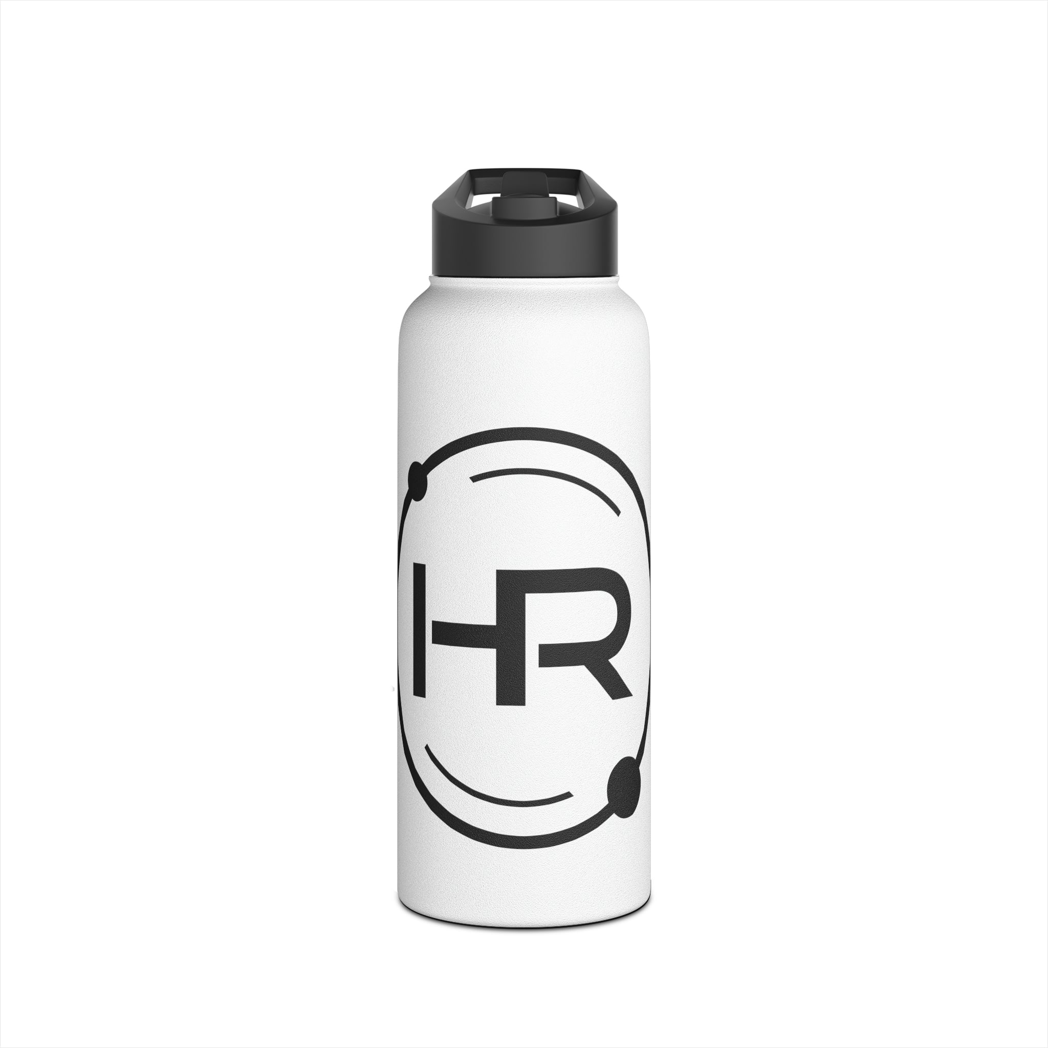 Hyperion White Stainless Steel Water Bottle, Standard Lid