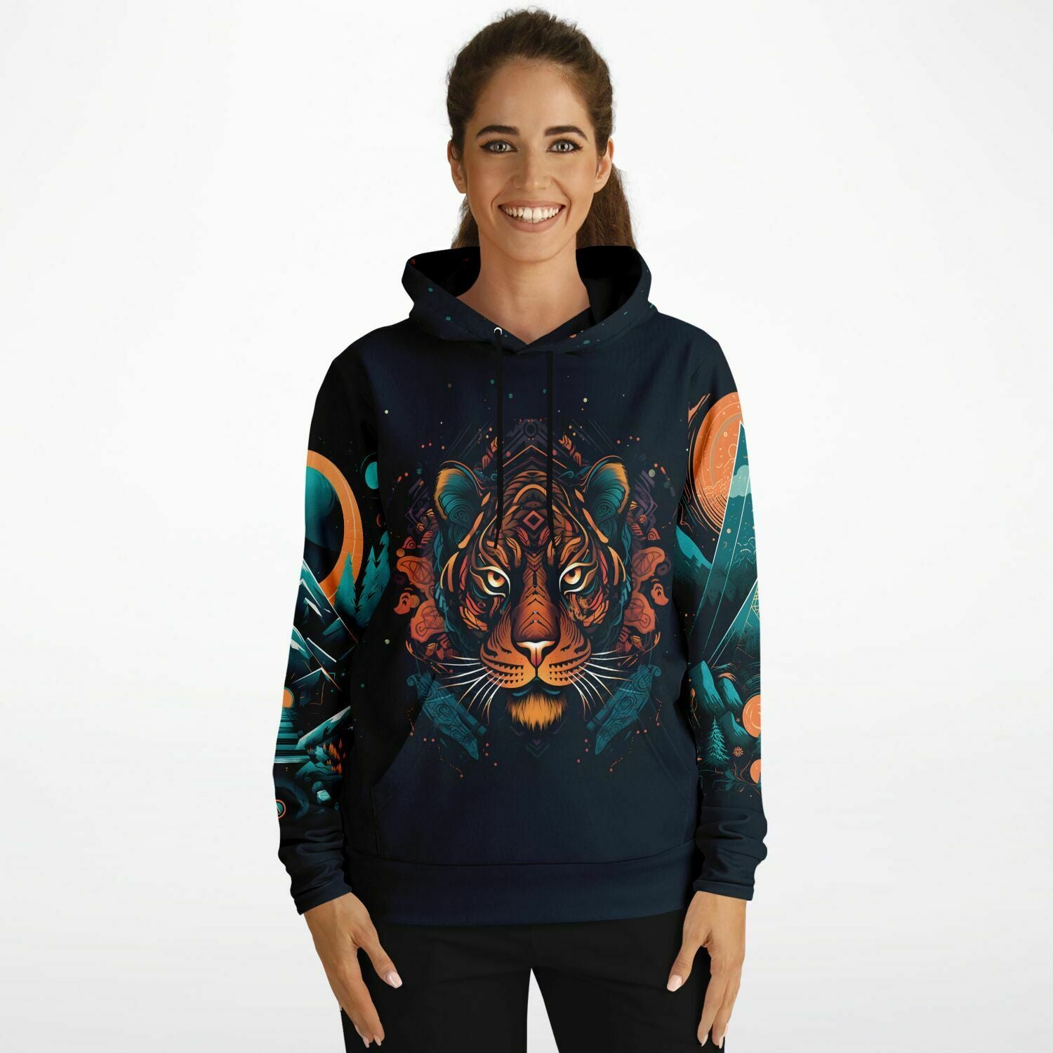 Tigrine Trance Hoodie - Redwolf Jersey Works